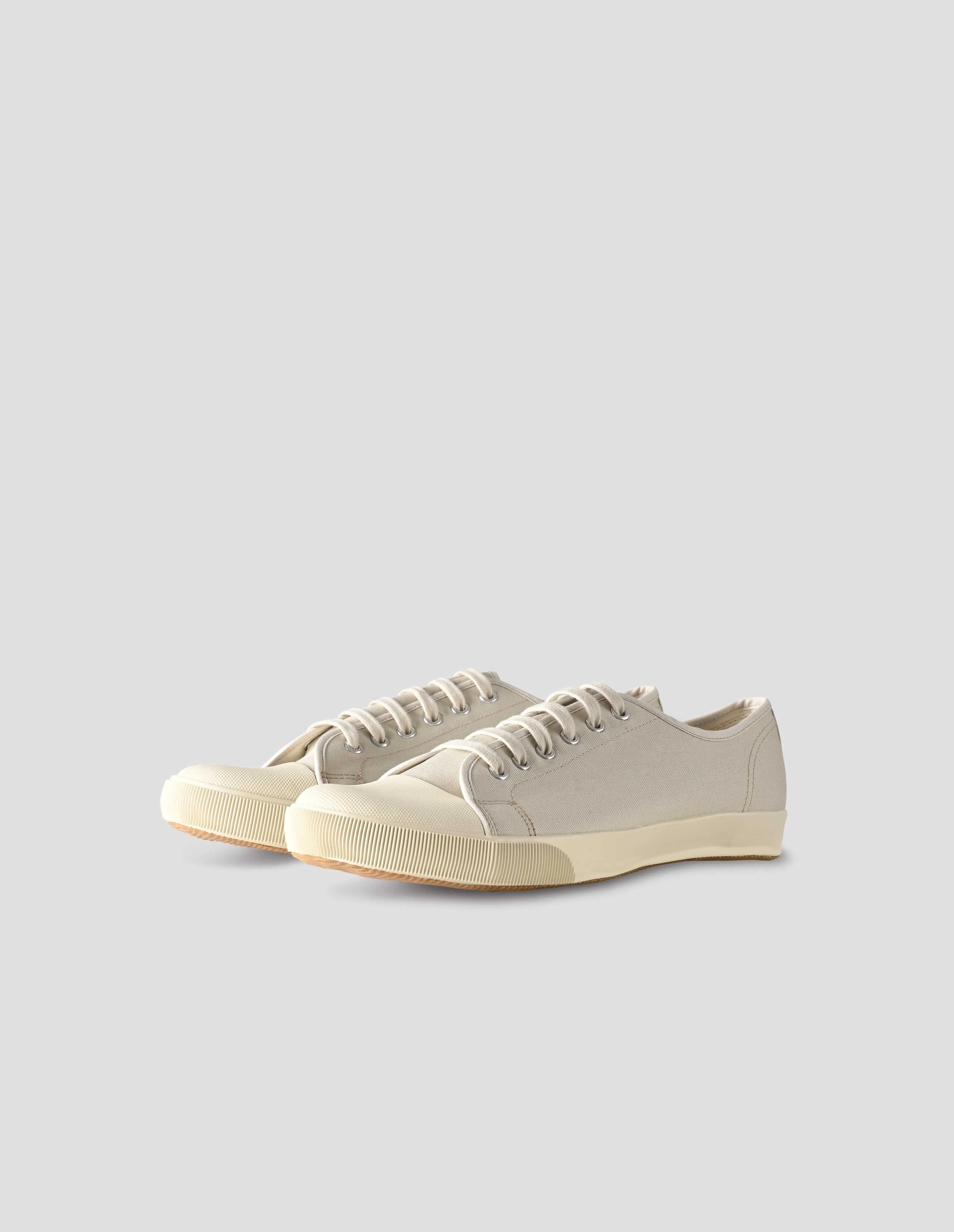 MHL. MOONSTAR PLIMSOLL | COTTON CANVAS | ECRU sold by Margaret Howell