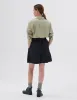 MHL. PLEATED SHORTS | DRY COTTON LINEN | CARBON sold by Margaret Howell