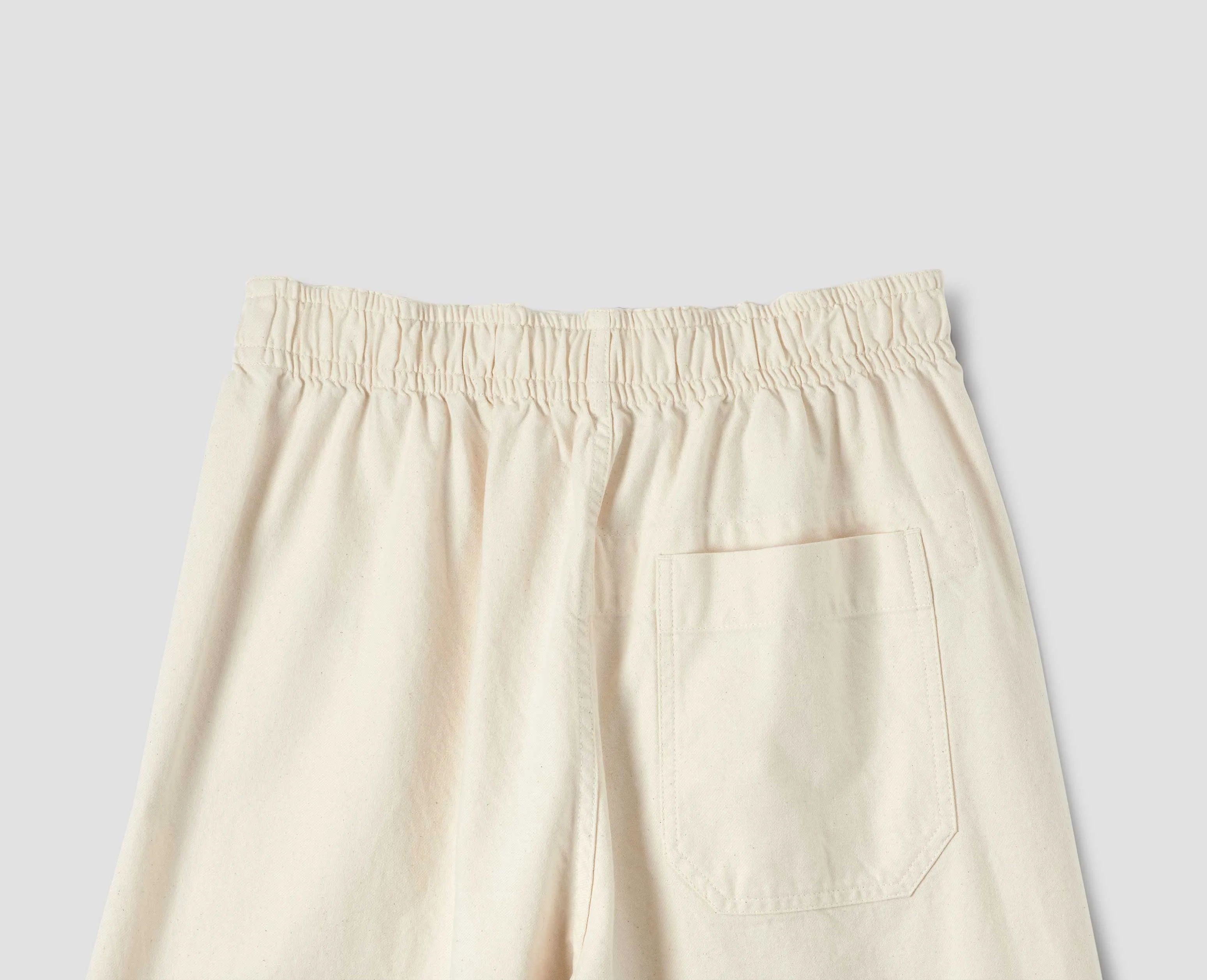 MHL. WIDE LEG JOGGERS | WORKWEAR COTTON TWILL | OFF WHITE sold by Margaret Howell product image thumbnail 4