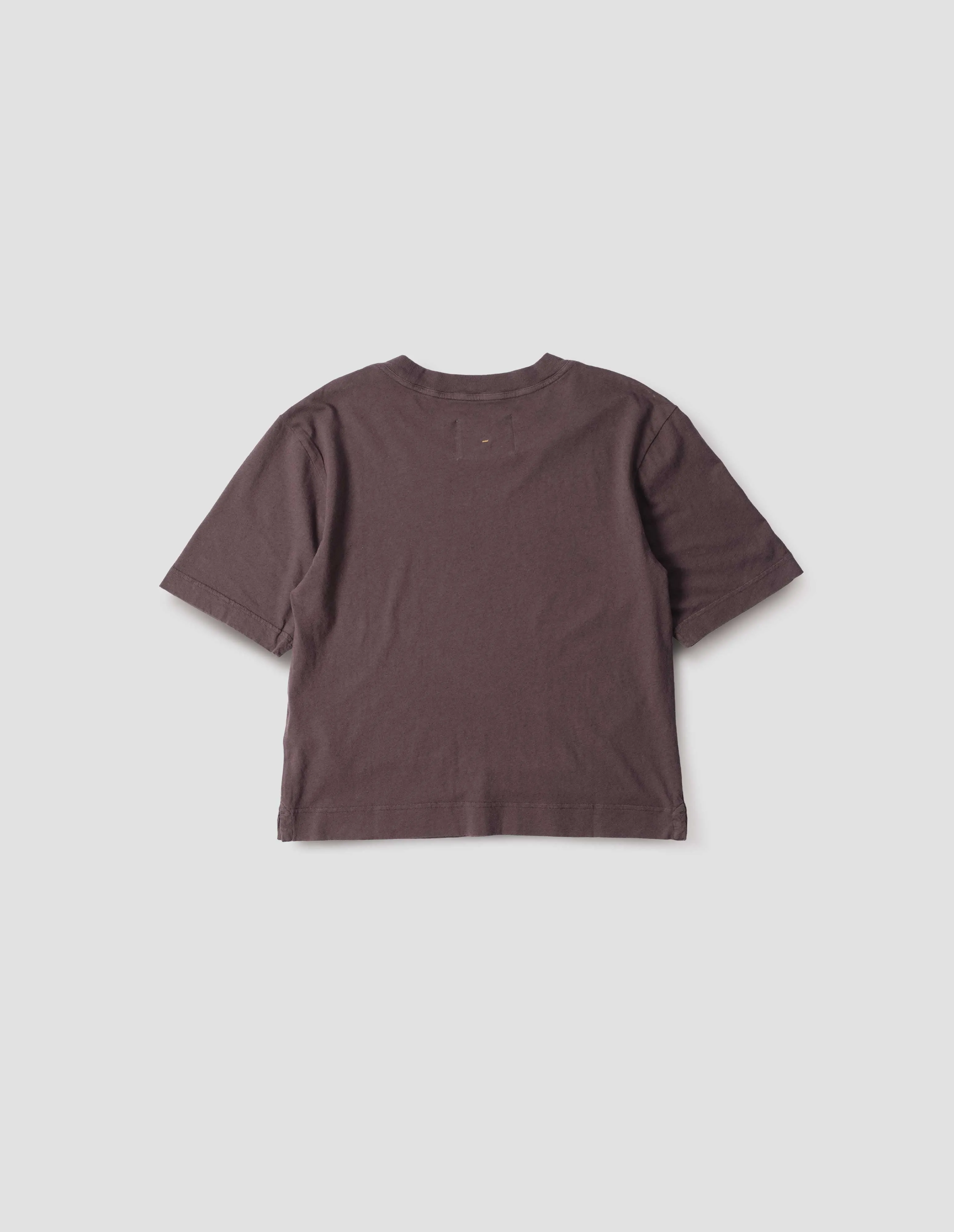 MHL. SIMPLE T SHIRT | ORGANIC COTTON LINEN JERSEY | GRAPE sold by Margaret Howell product image thumbnail 2