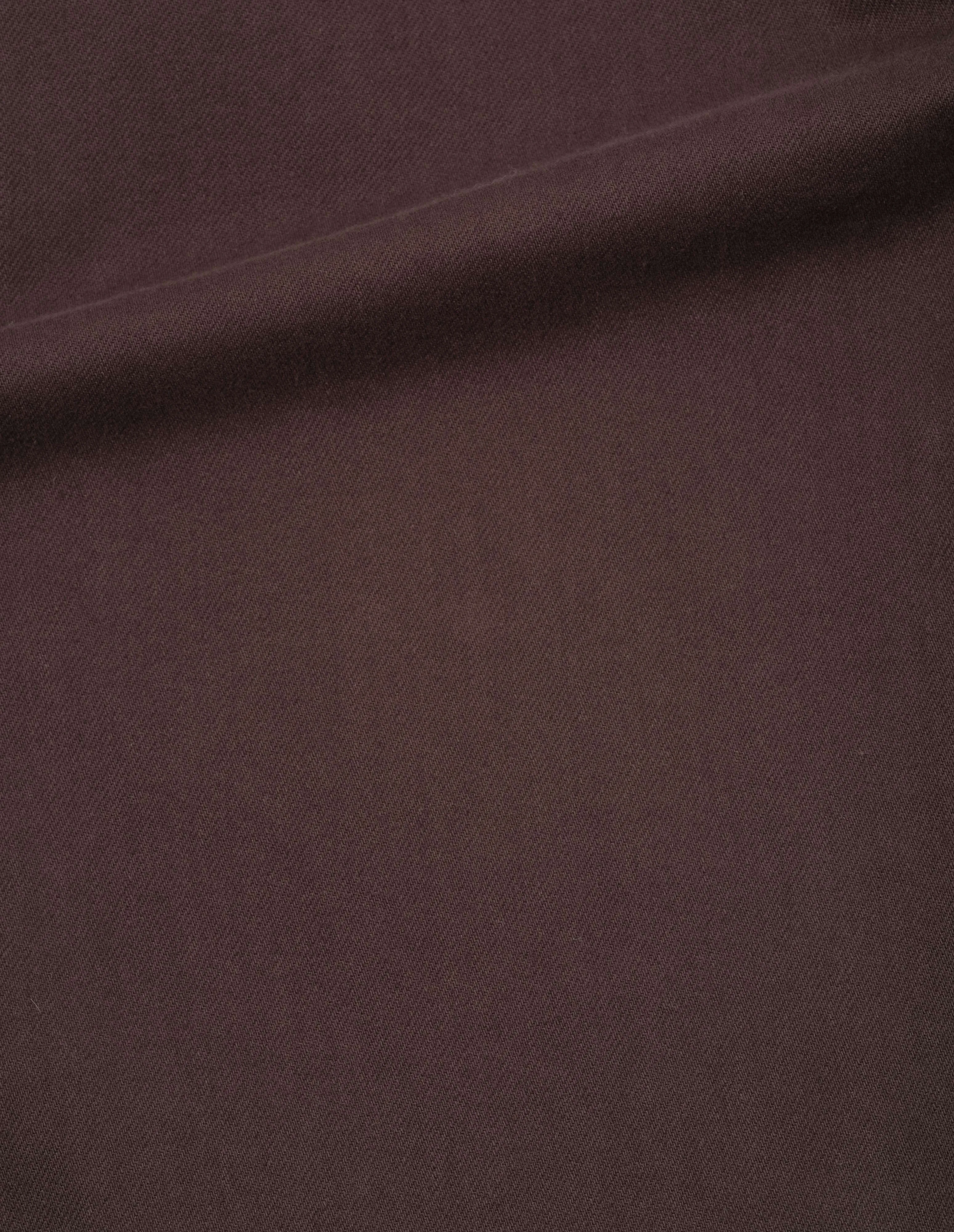 MHL. PLEATED CULOTTES | WORN COTTON DRILL | MAHOGANY sold by Margaret Howell product image thumbnail 5