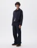MHL. CROPPED BOMBER JACKET | WORN COTTON DRILL | INK sold by Margaret Howell