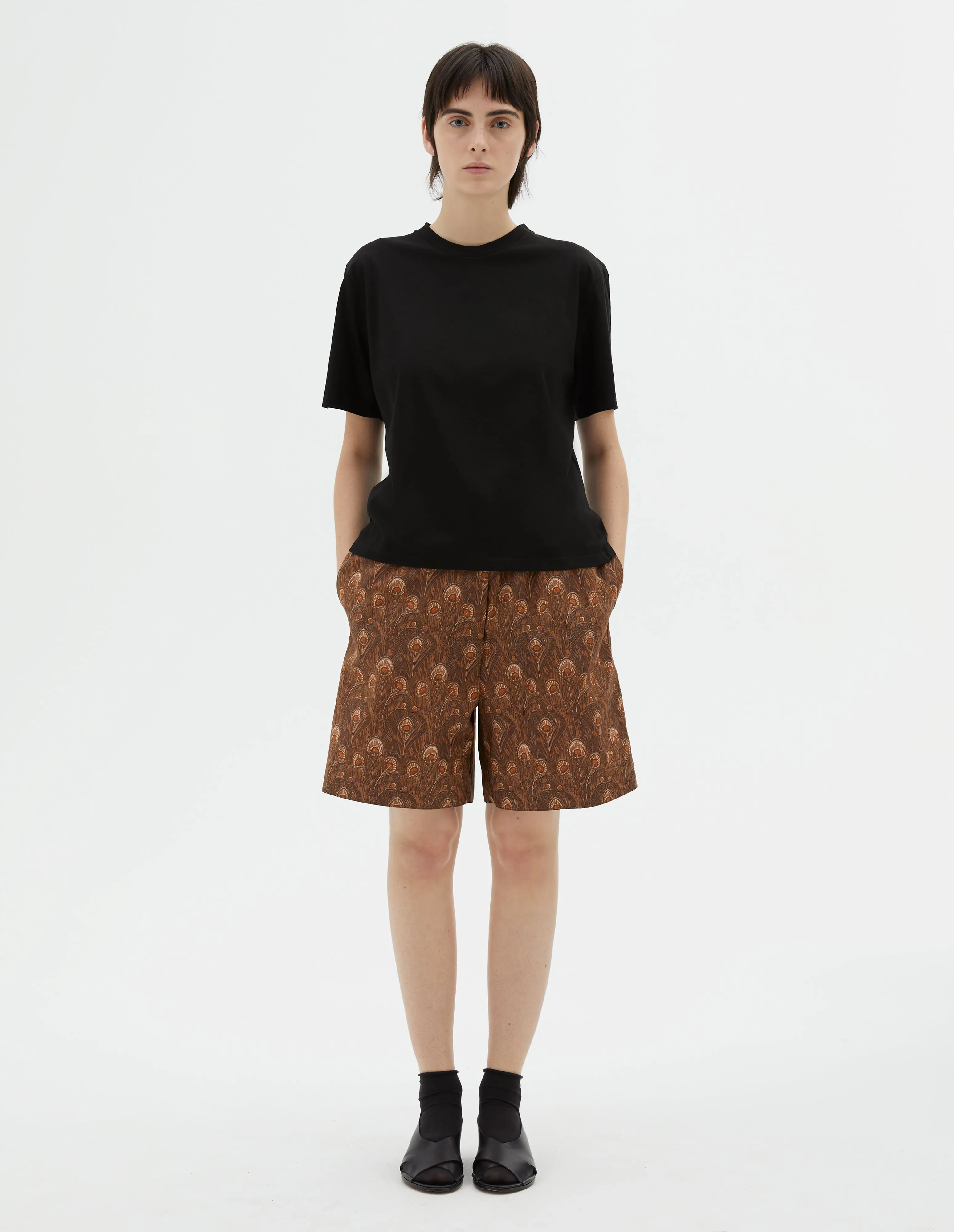 BOXER SHORTS | LIBERTY PRINT FABRIC
| TOBACCO / UMBER sold by Margaret Howell