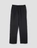 RELAXED TROUSER | COTTON SILK TWILL  | BLACK sold by Margaret Howell
