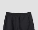 RELAXED TROUSER | COTTON SILK TWILL  | BLACK sold by Margaret Howell