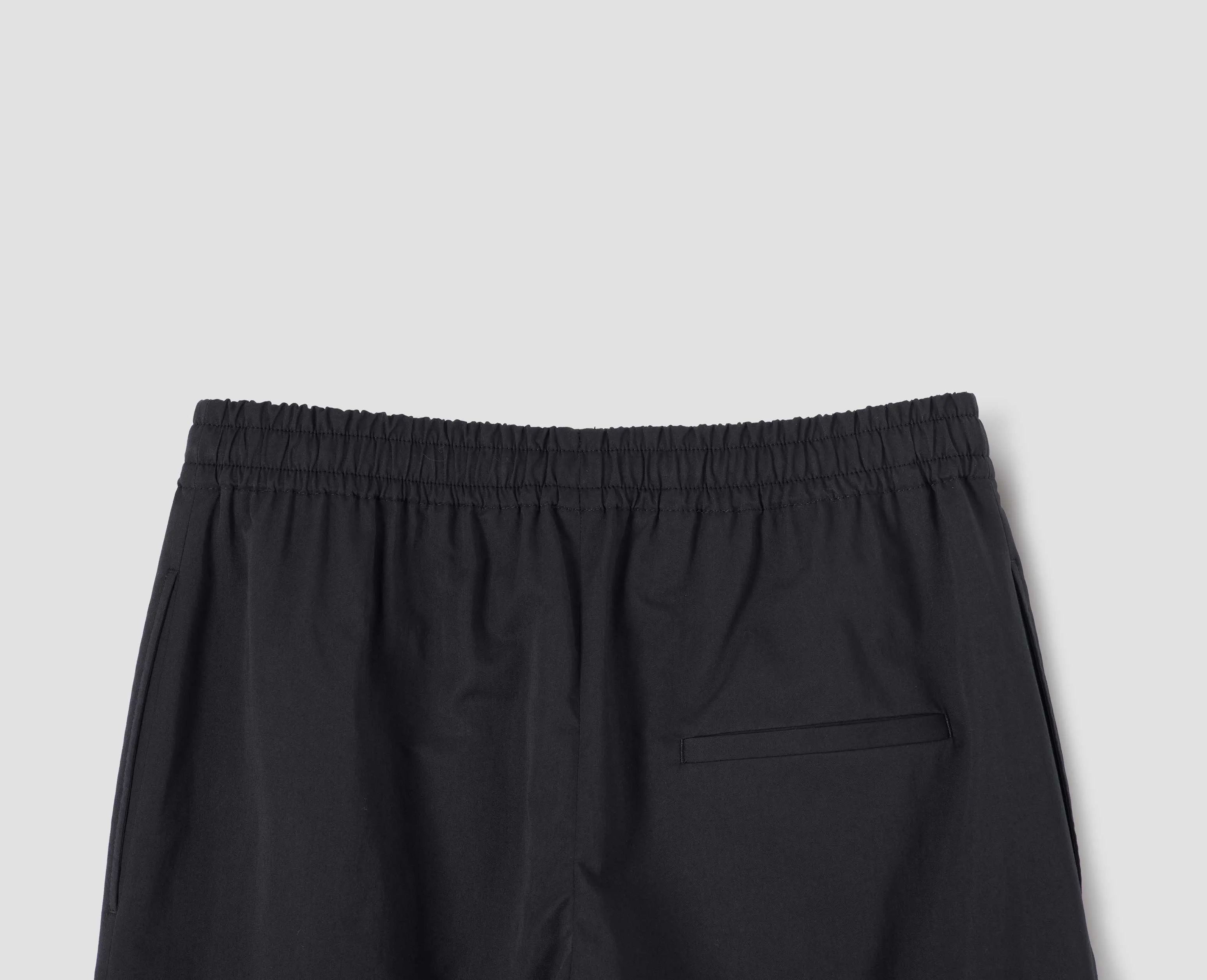 RELAXED TROUSER | COTTON SILK TWILL | BLACK sold by Margaret Howell product image thumbnail 5