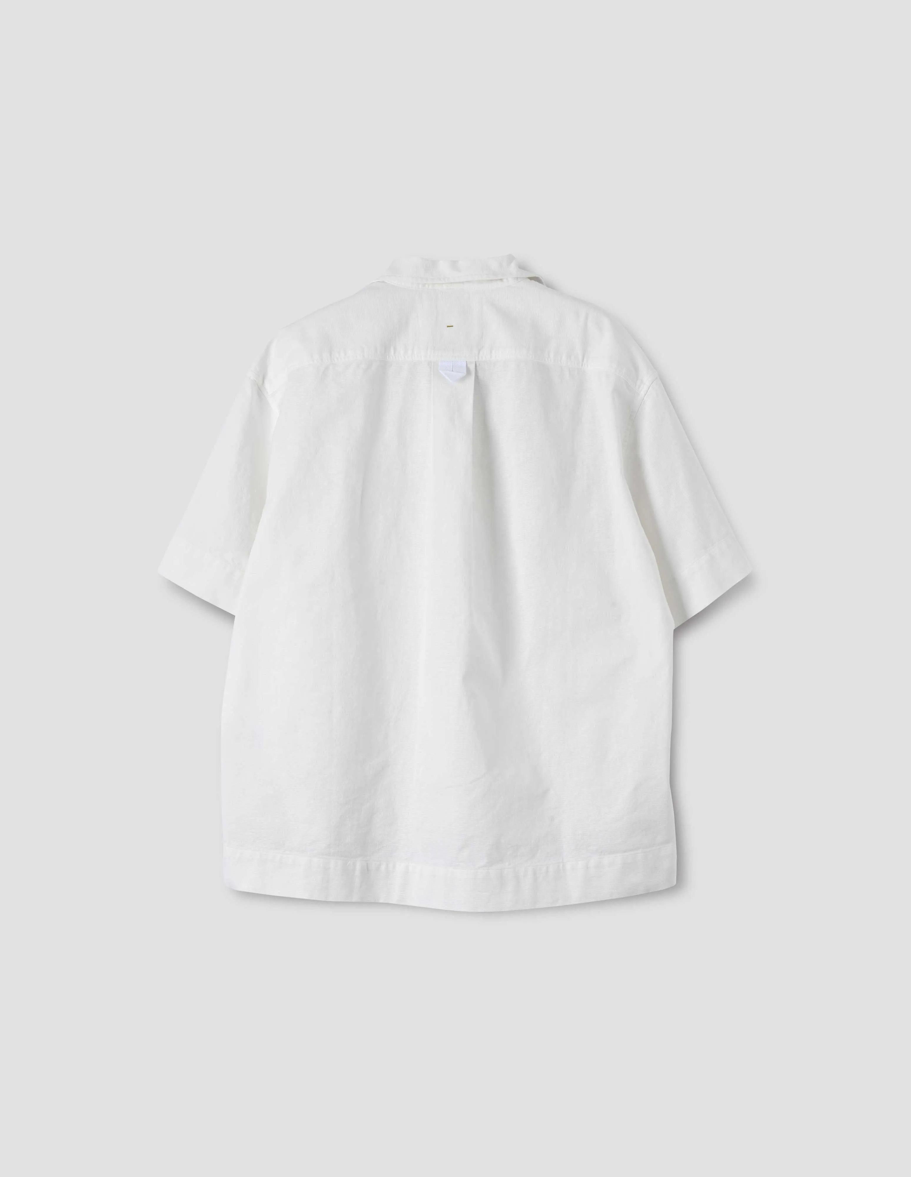 MHL. S/S UTILITY SHIRT | TEXTURED COTTON | WHITE sold by Margaret Howell product image thumbnail 5