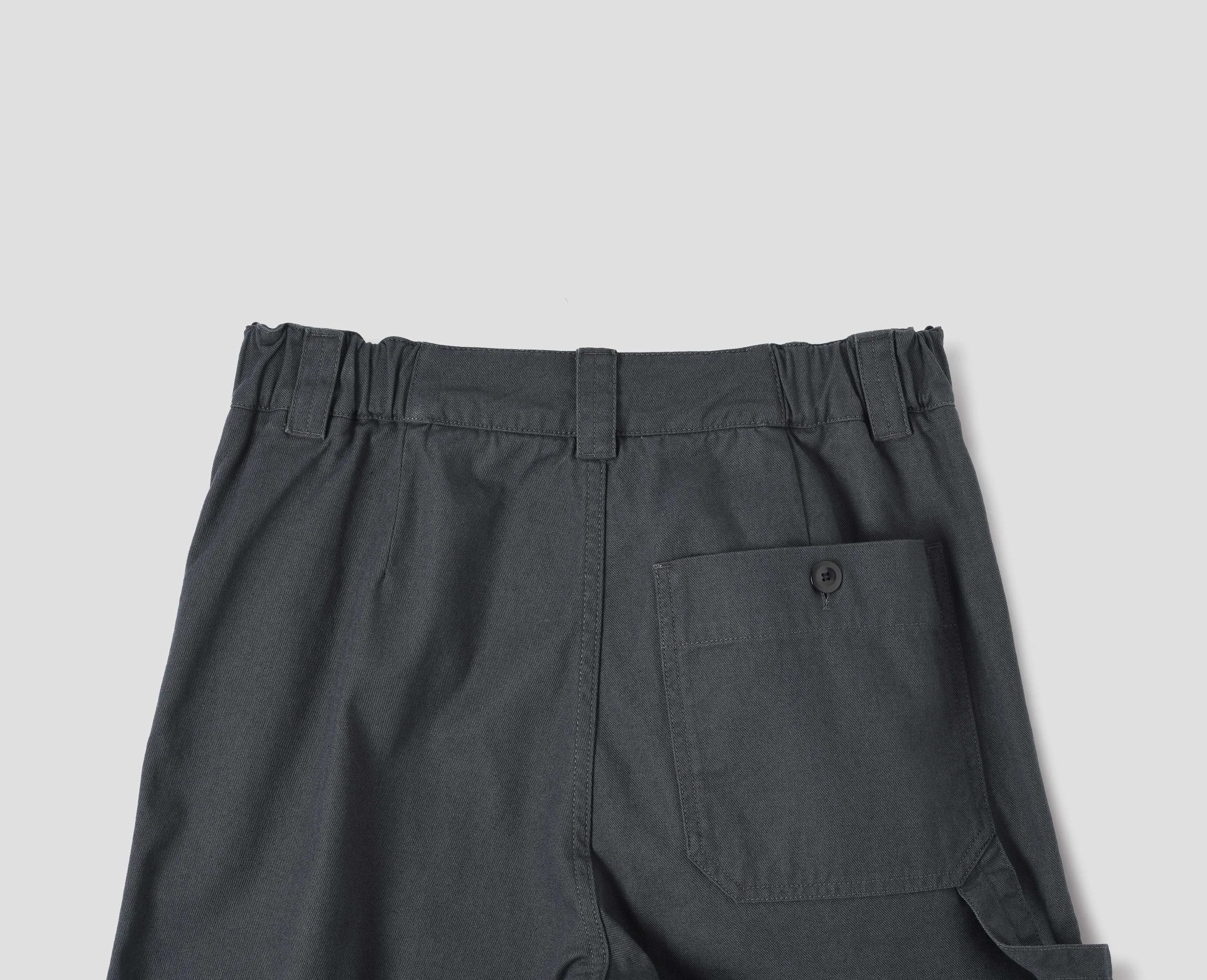 MHL. CARPENTERS TROUSER | DRY COTTON GABARDINE | CHARCOAL sold by Margaret Howell product image thumbnail 4