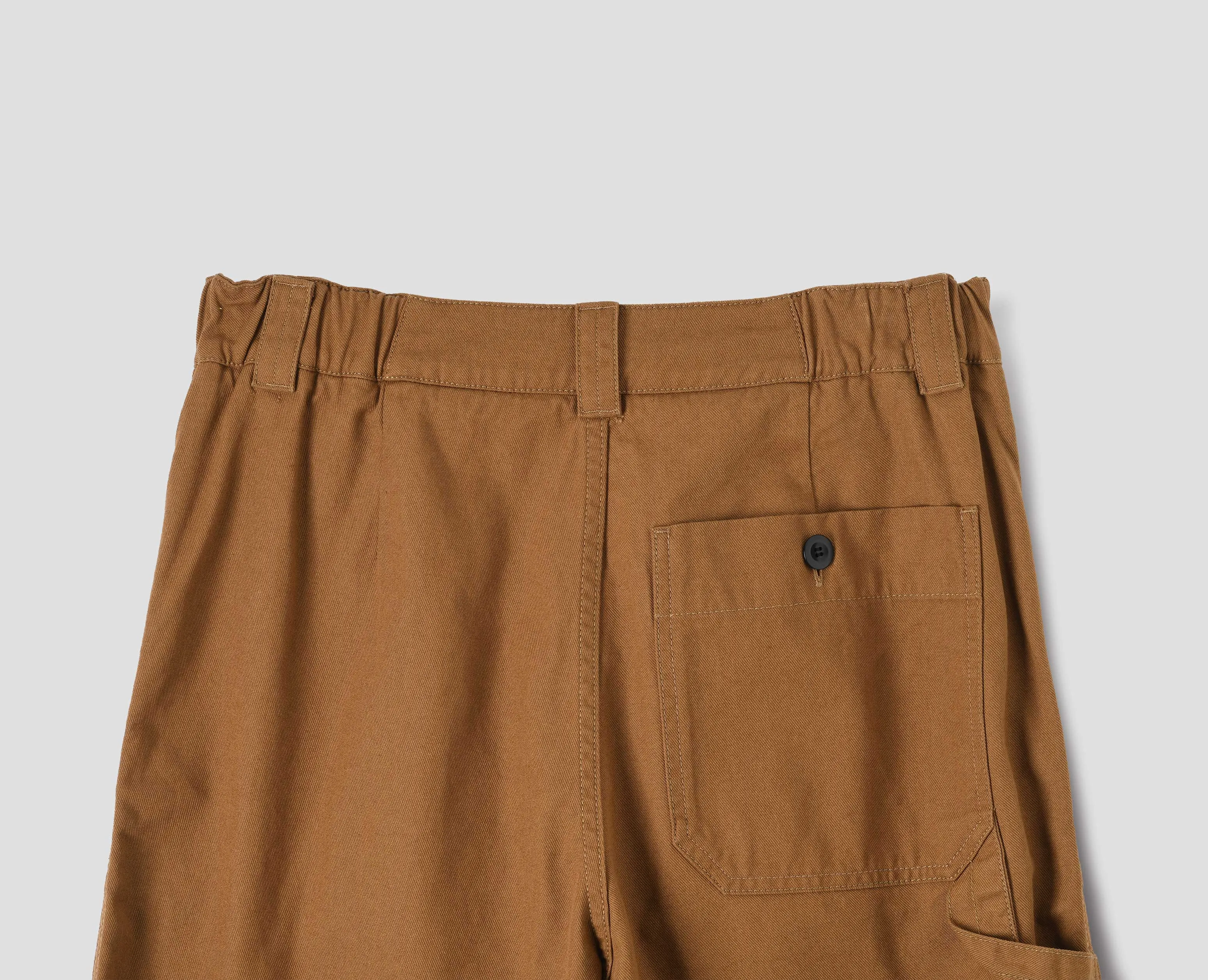 MHL. CARPENTERS TROUSER | DRY COTTON GABARDINE | TOBACCO sold by Margaret Howell product image thumbnail 4