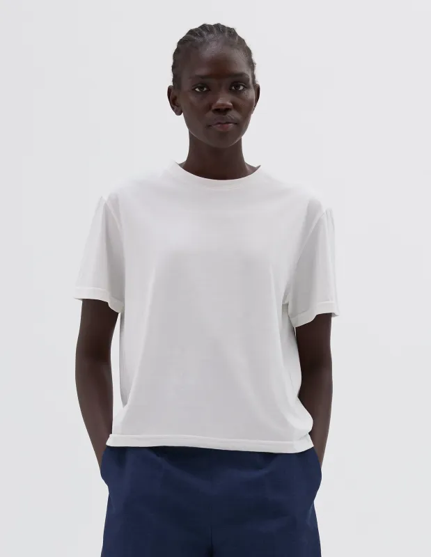 BOYS T SHIRT | FINE COTTON JERSEY | OFF WHITE sold by Margaret Howell