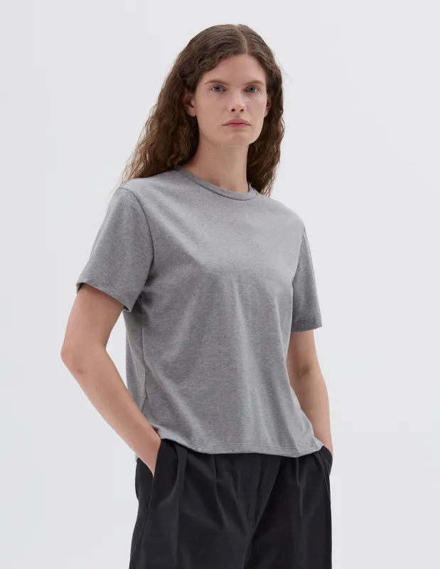 BOYS T SHIRT | FINE COTTON JERSEY | GREY sold by Margaret Howell