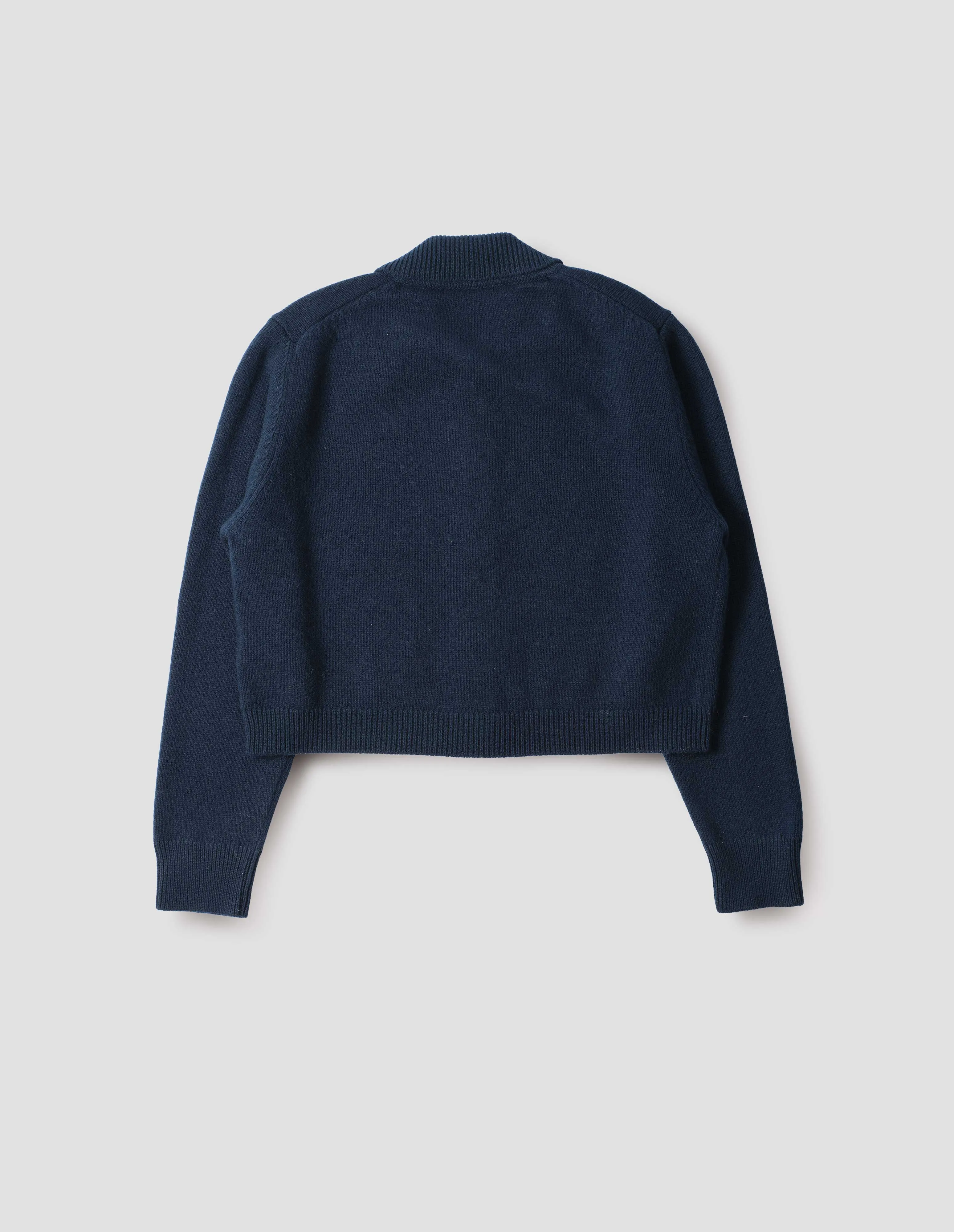 CARDIGAN JACKET | SOFT MERINO | NAVY sold by Margaret Howell product image thumbnail 5