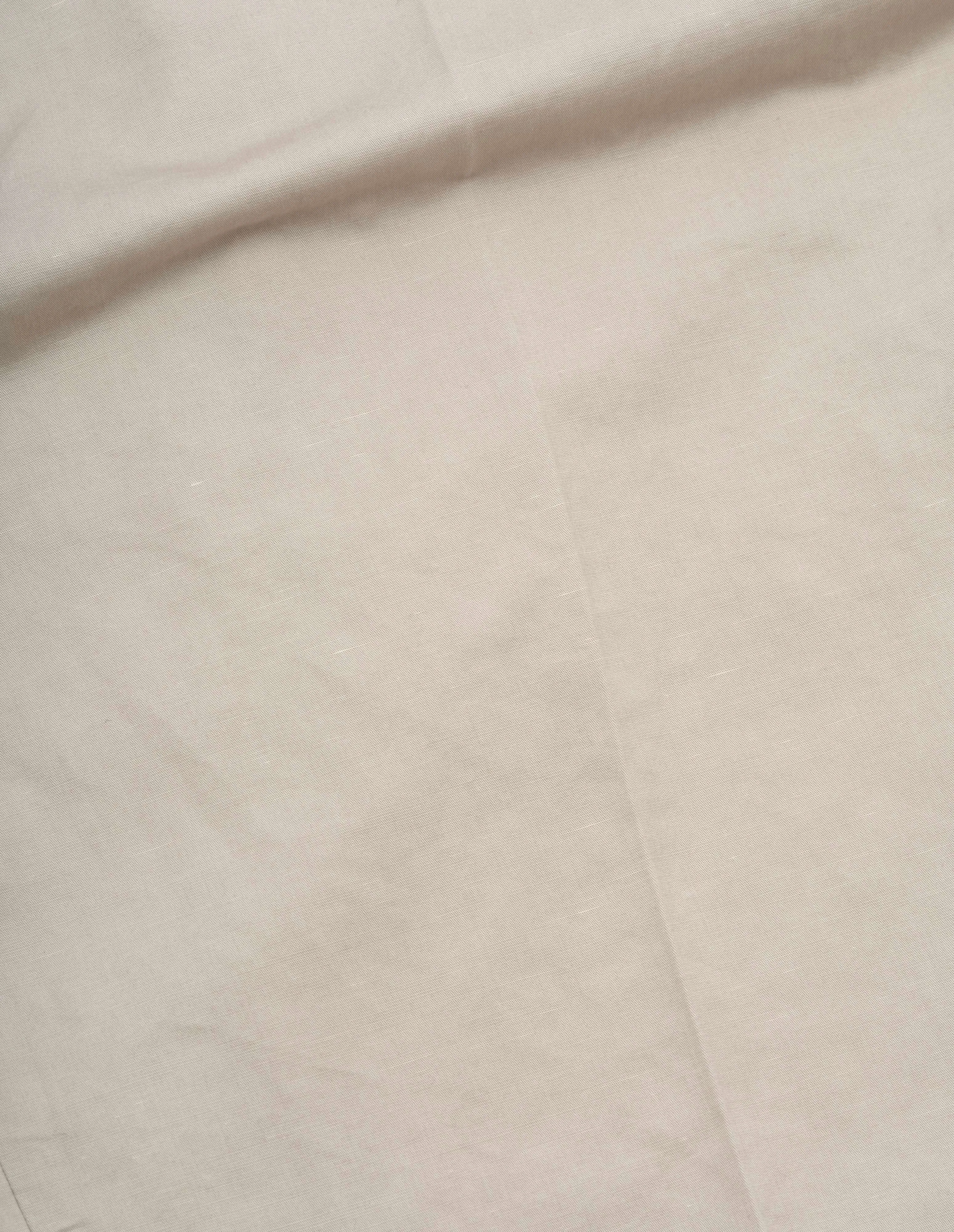 DEEP WAISTBAND TROUSERS | COTTON LINEN TWILL | STONE sold by Margaret Howell product image thumbnail 5