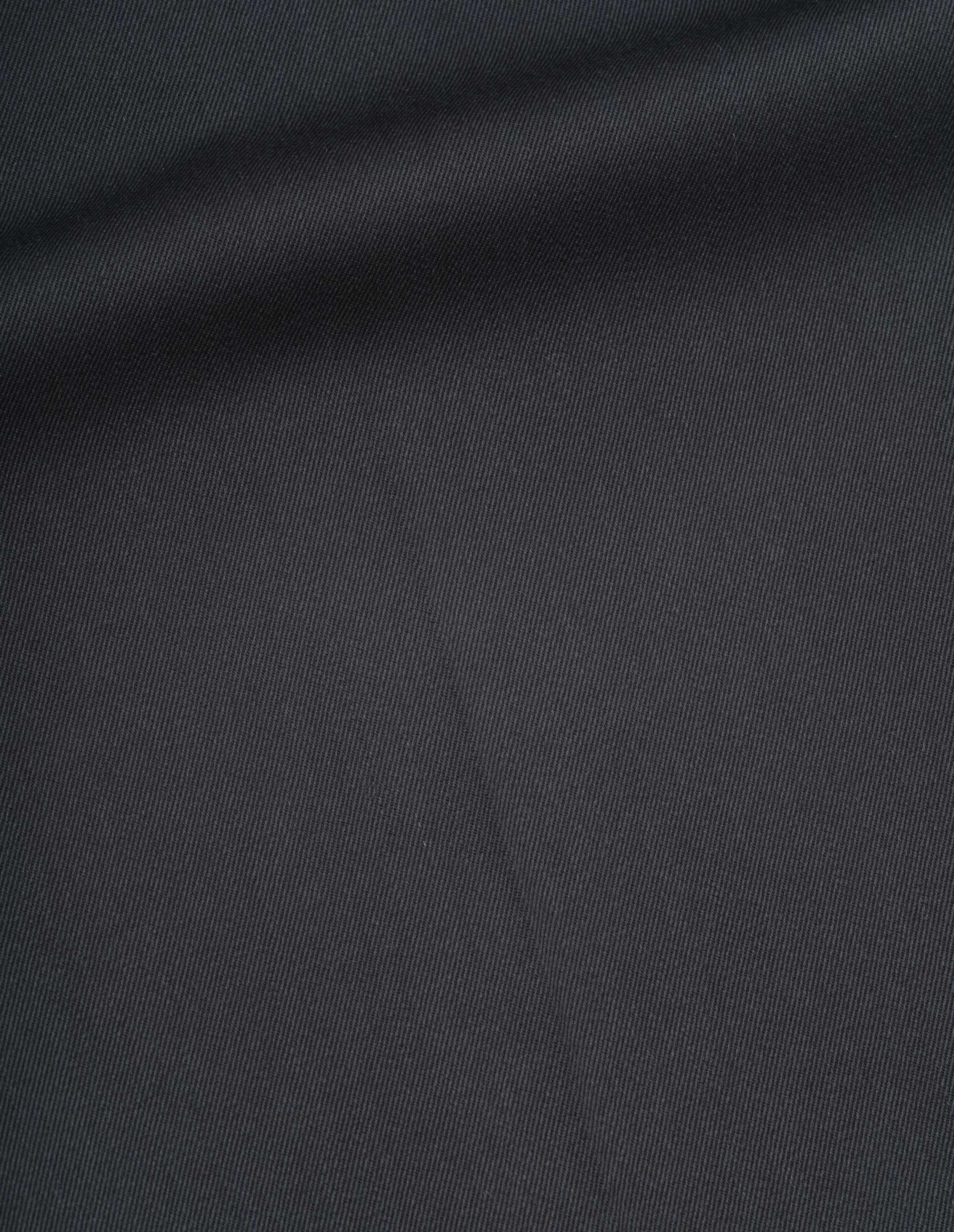 PLEATED FRONT CROPPED TROUSERS | WOOL COTTON TWILL | SLATE sold by Margaret Howell product image thumbnail 5