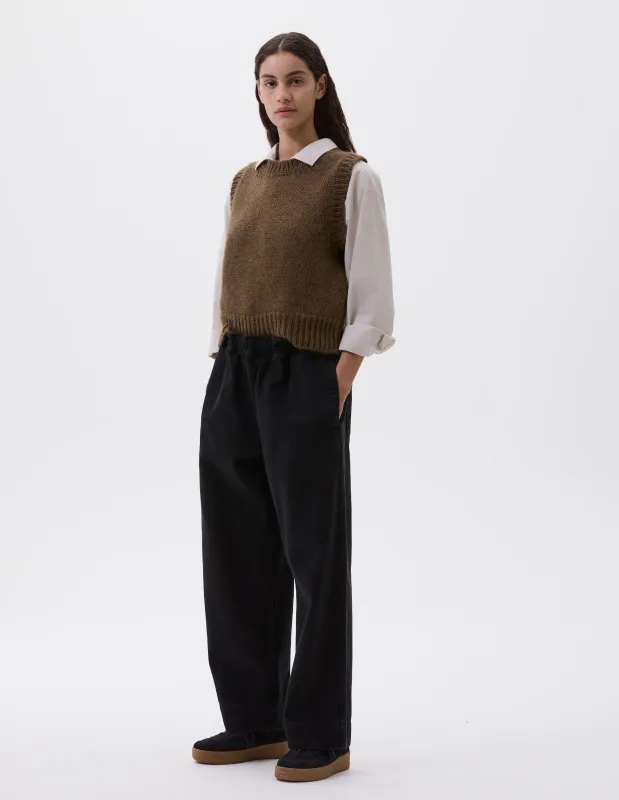 MHL. SPORTS JOGGER | BLACK COTTON DENIM | BLACK sold by Margaret Howell