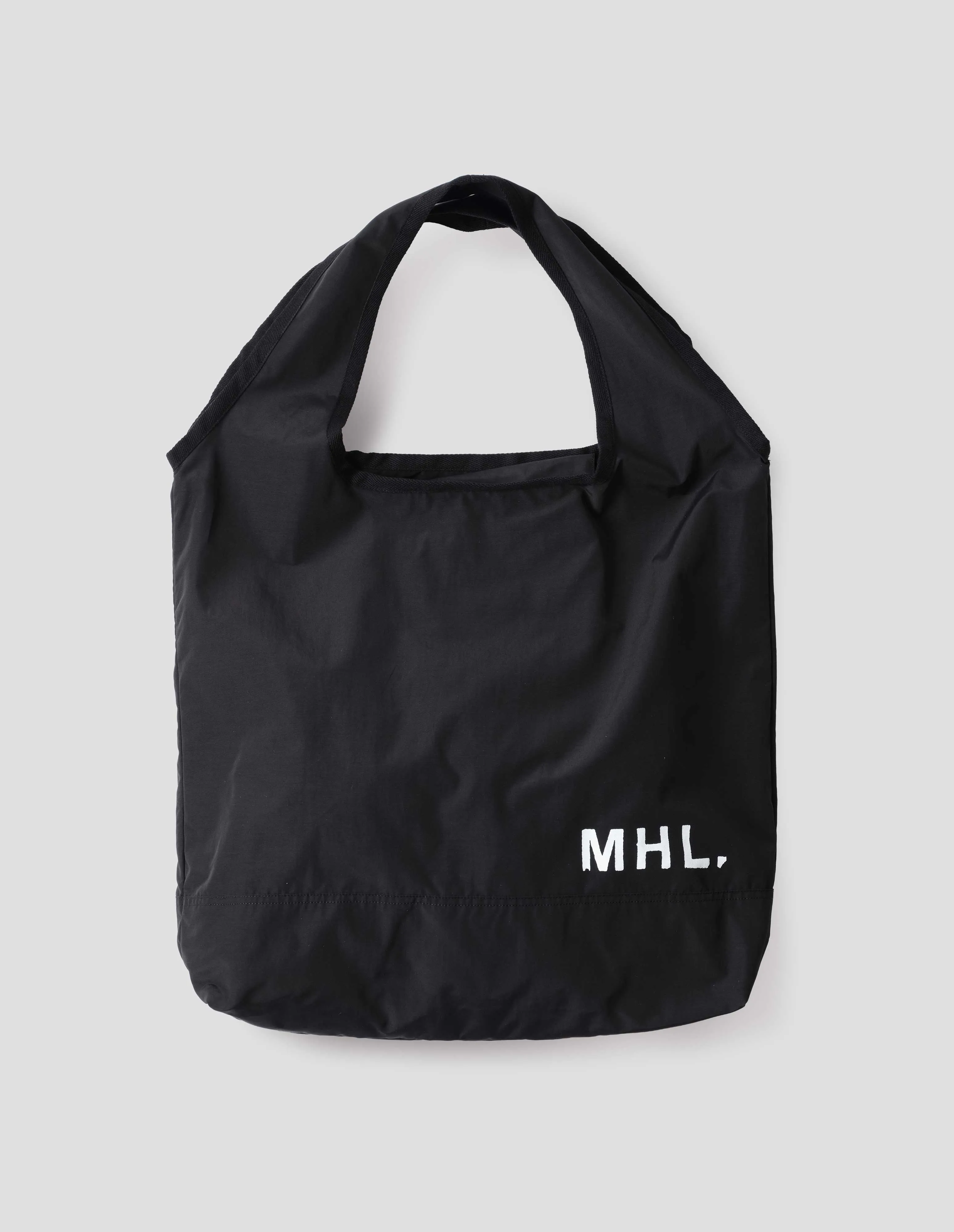 MHL. PARACHUTE TOTE | SOFT POLYAMIDE | BLACK sold by Margaret Howell