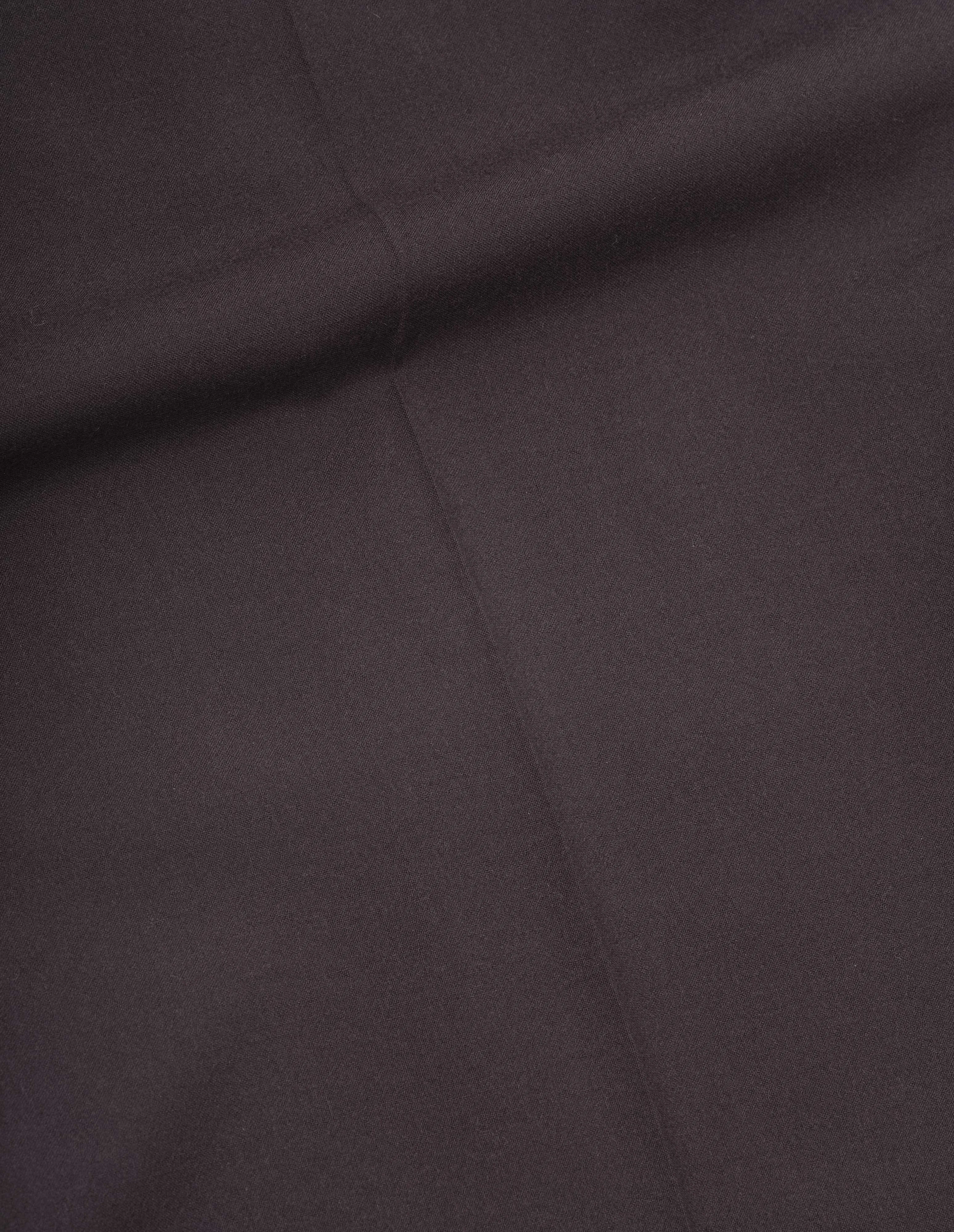 SIDE CLOSURE TWIN PLEAT TROUSERS | LIGHT FLANNEL | EBONY sold by Margaret Howell product image thumbnail 5