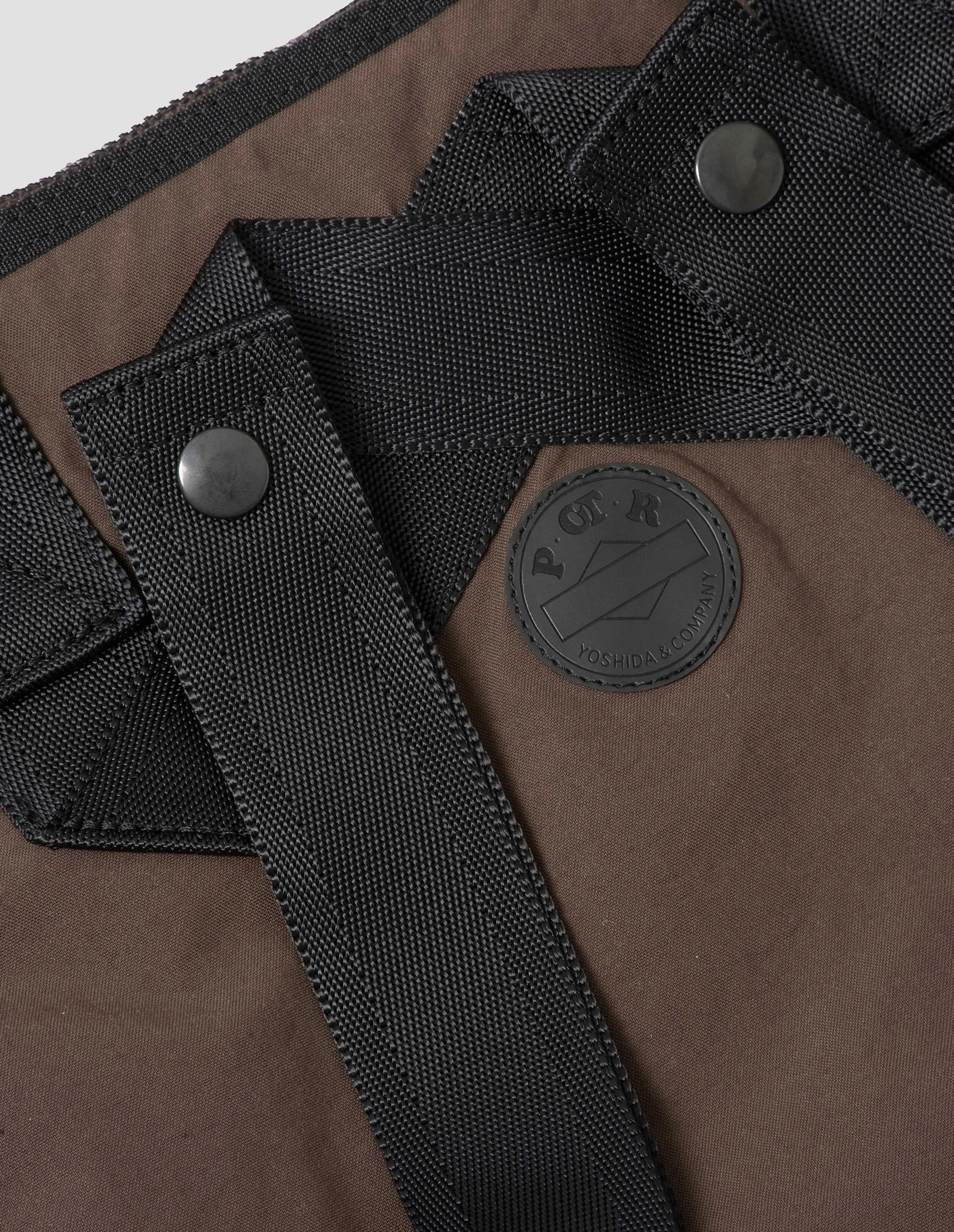 MHL. TWO WAY TOTE BAG | NYLON | BROWN sold by Margaret Howell product image thumbnail 4