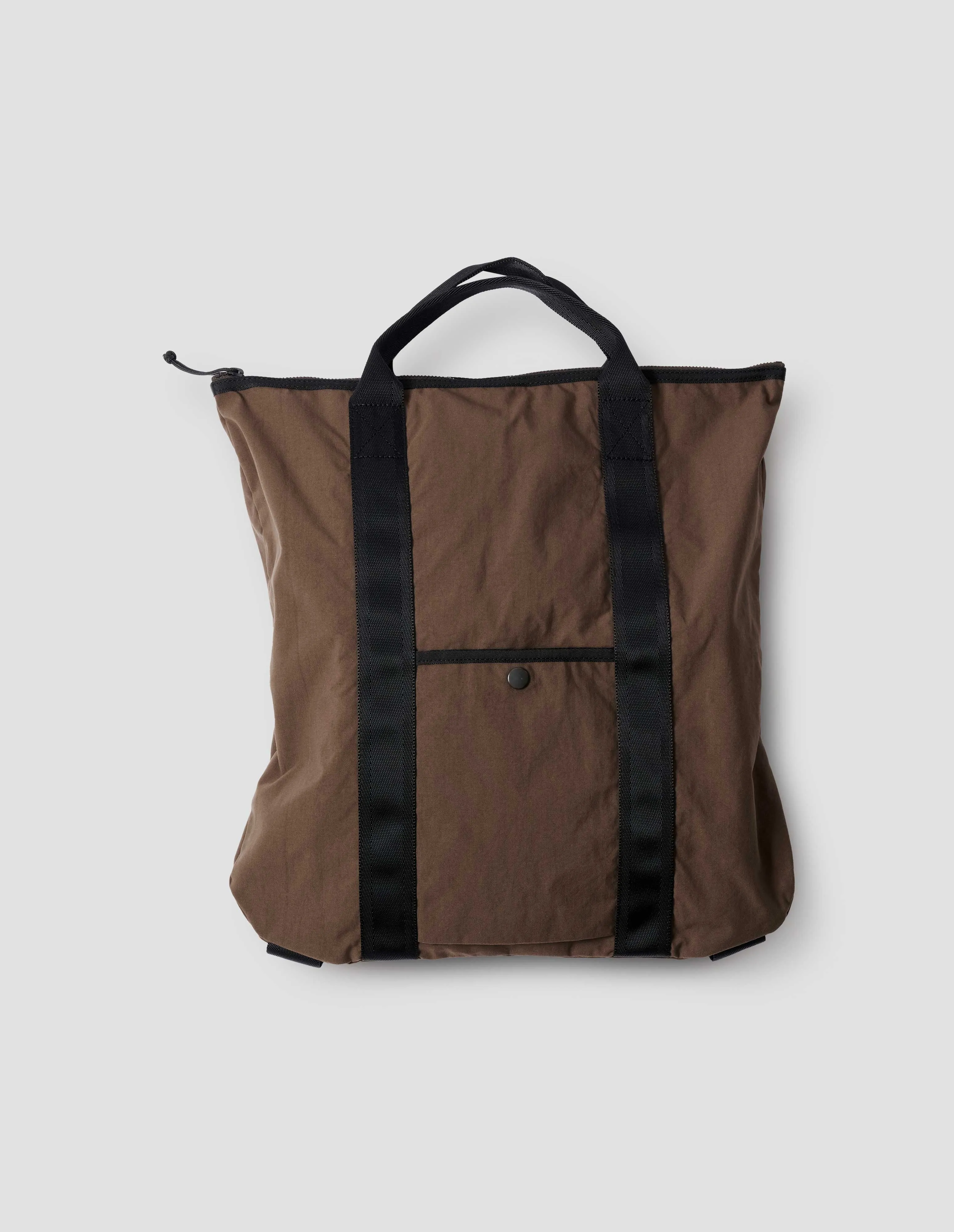 MHL. TWO WAY TOTE BAG | NYLON | BROWN sold by Margaret Howell