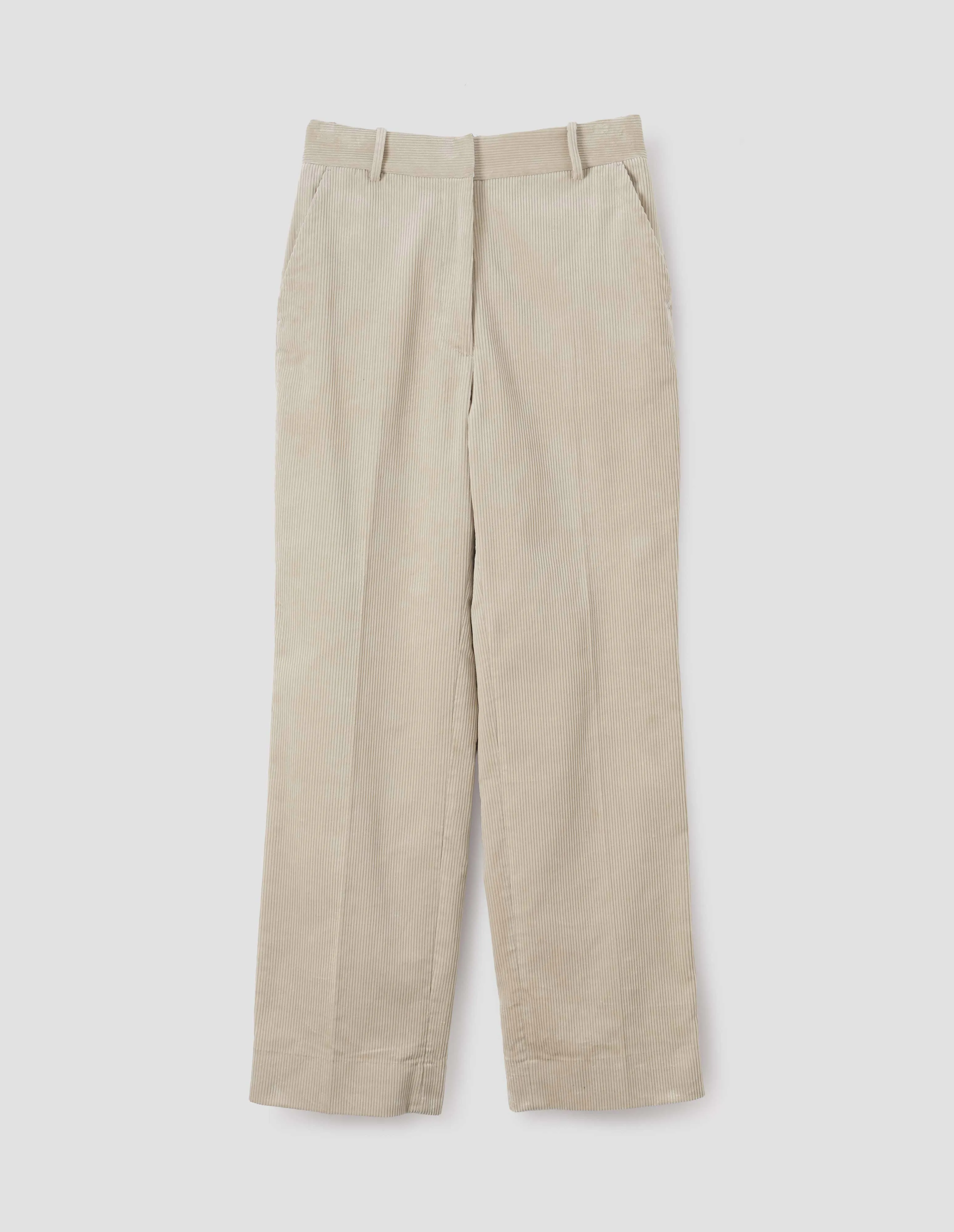 UNIFORM TROUSERS | 8 WALE CORDUROY | PALE STONE sold by Margaret Howell product image thumbnail 3