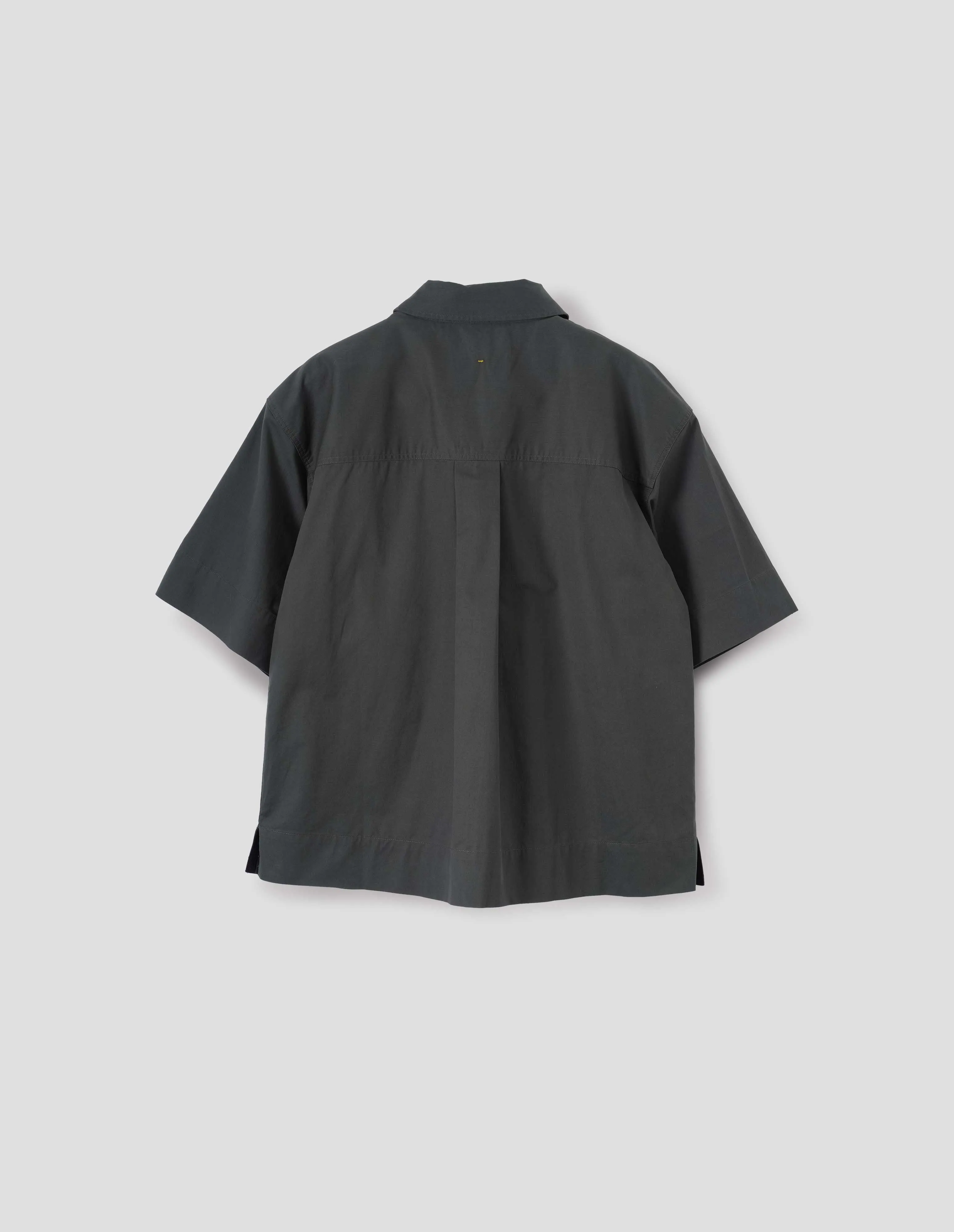 MHL. PJ SHIRT | LIGHTWEIGHT BRUSHED COTTON | ALGAE sold by Margaret Howell product image thumbnail 5