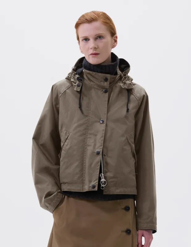 TRANSPORT JACKET | WAXED COTTON | KELP sold by Margaret Howell