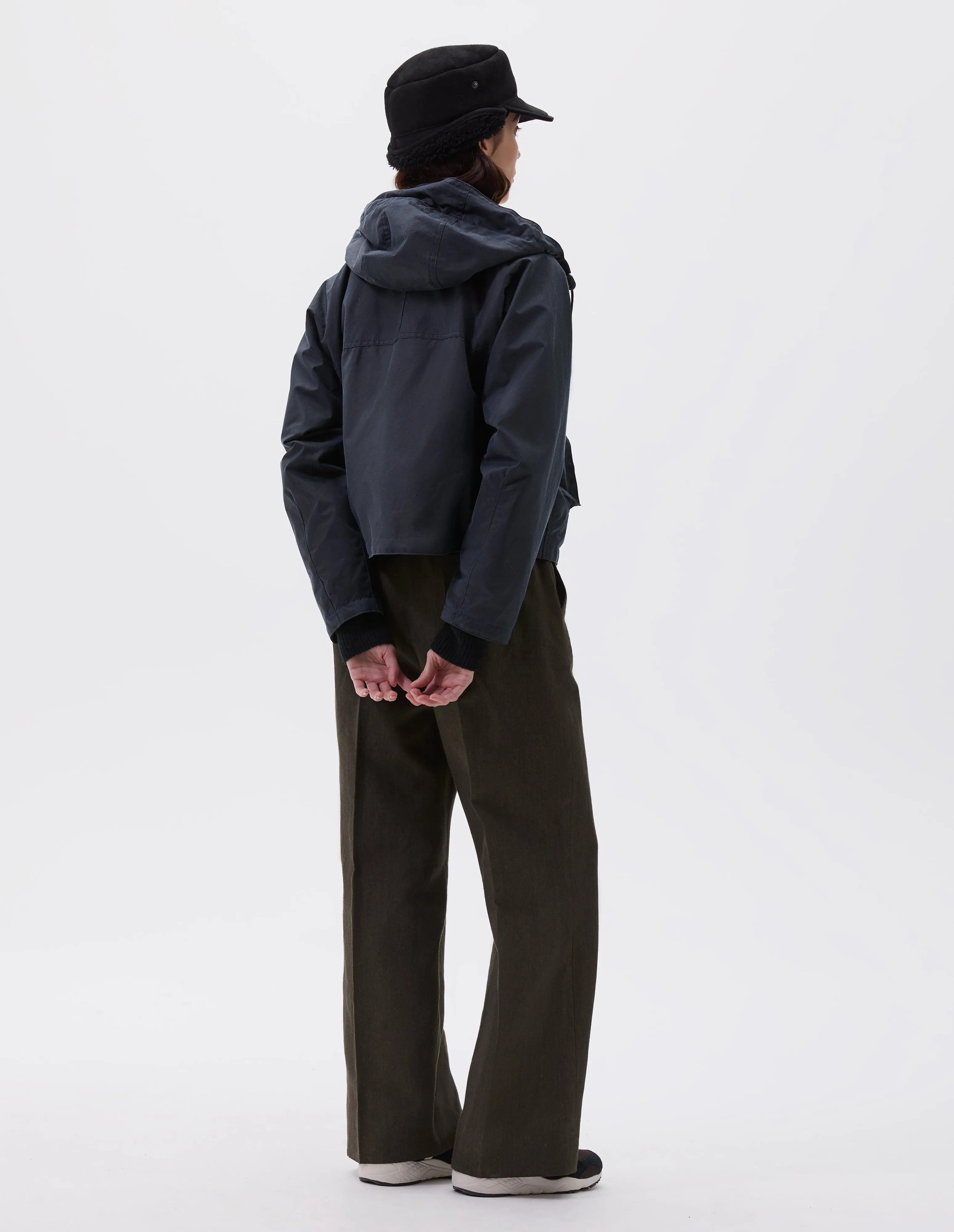 TRANSPORT JACKET | WAXED COTTON | DARK NAVY sold by Margaret Howell product image thumbnail 3