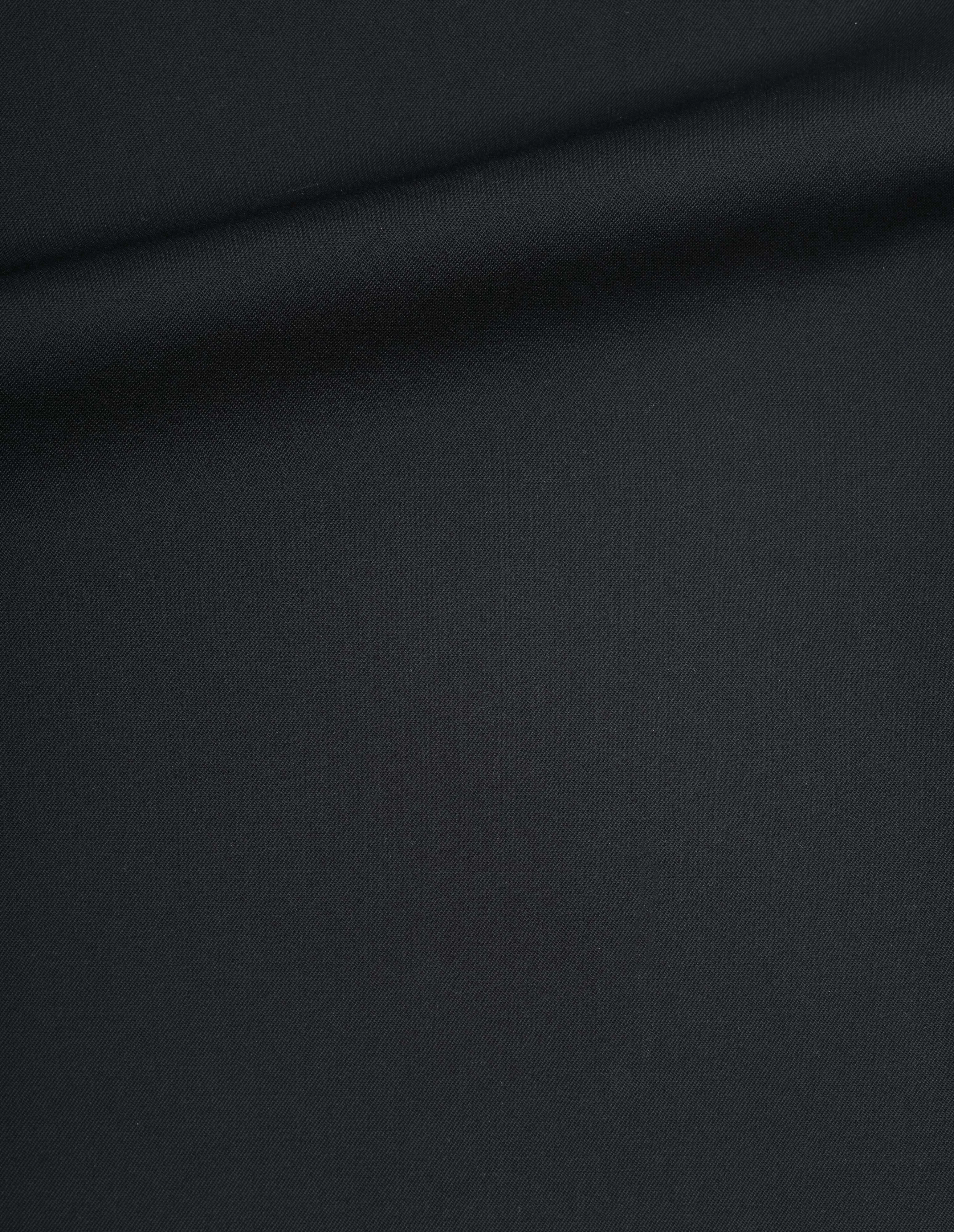 MIDI VENT SKIRT | FLUID WOOL TWILL | BLACK sold by Margaret Howell product image thumbnail 5