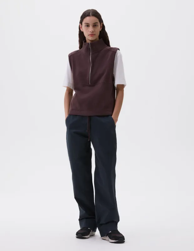 MHL. SLANT POCKET TROUSERS | DOUBLE TWISTED COTTON CANVAS | PETROL sold by Margaret Howell