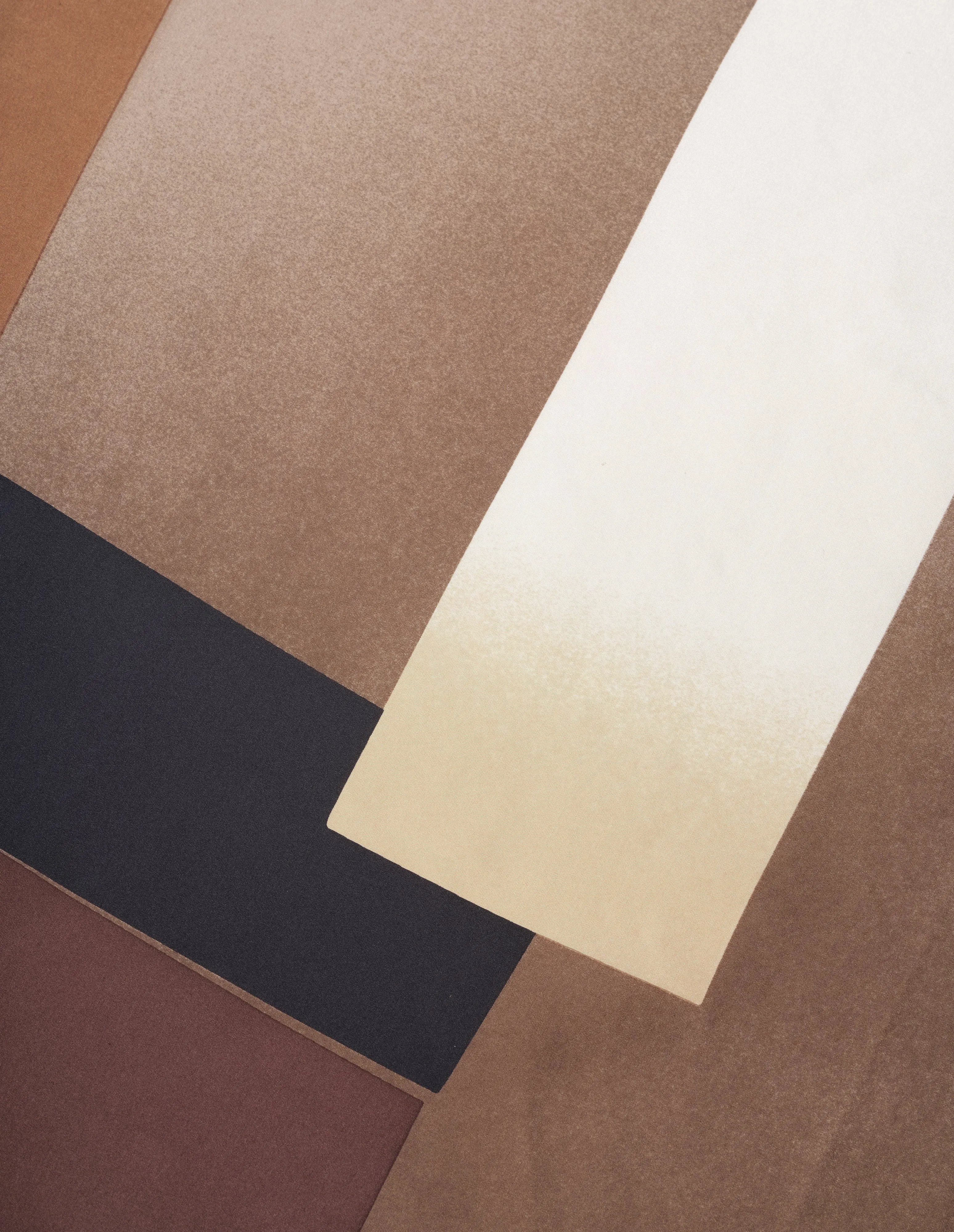 COLLAGE PRINT SCARF | SILK | CARMINE / MULTI sold by Margaret Howell product image thumbnail 3