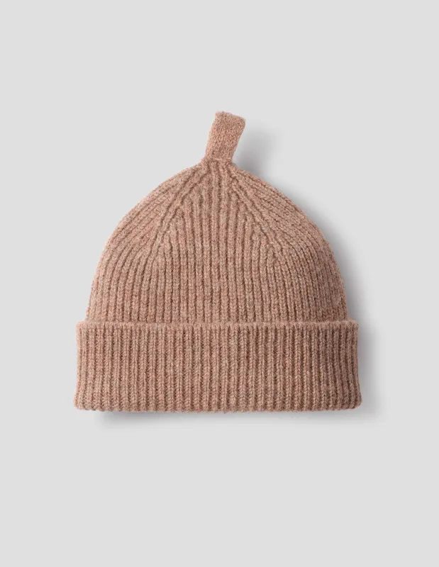 MHL. SIMPLE RIBBED BEANIE | BRITISH WOOL | MINERAL sold by Margaret Howell
