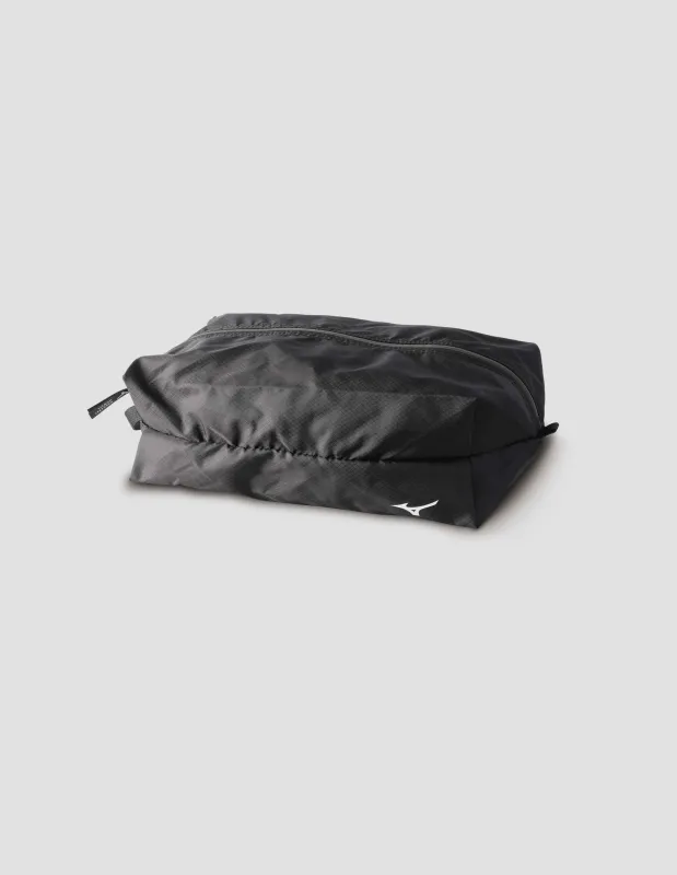 MIZUNO LARGE POUCH | NYLON RIPSTOP | BLACK sold by Margaret Howell