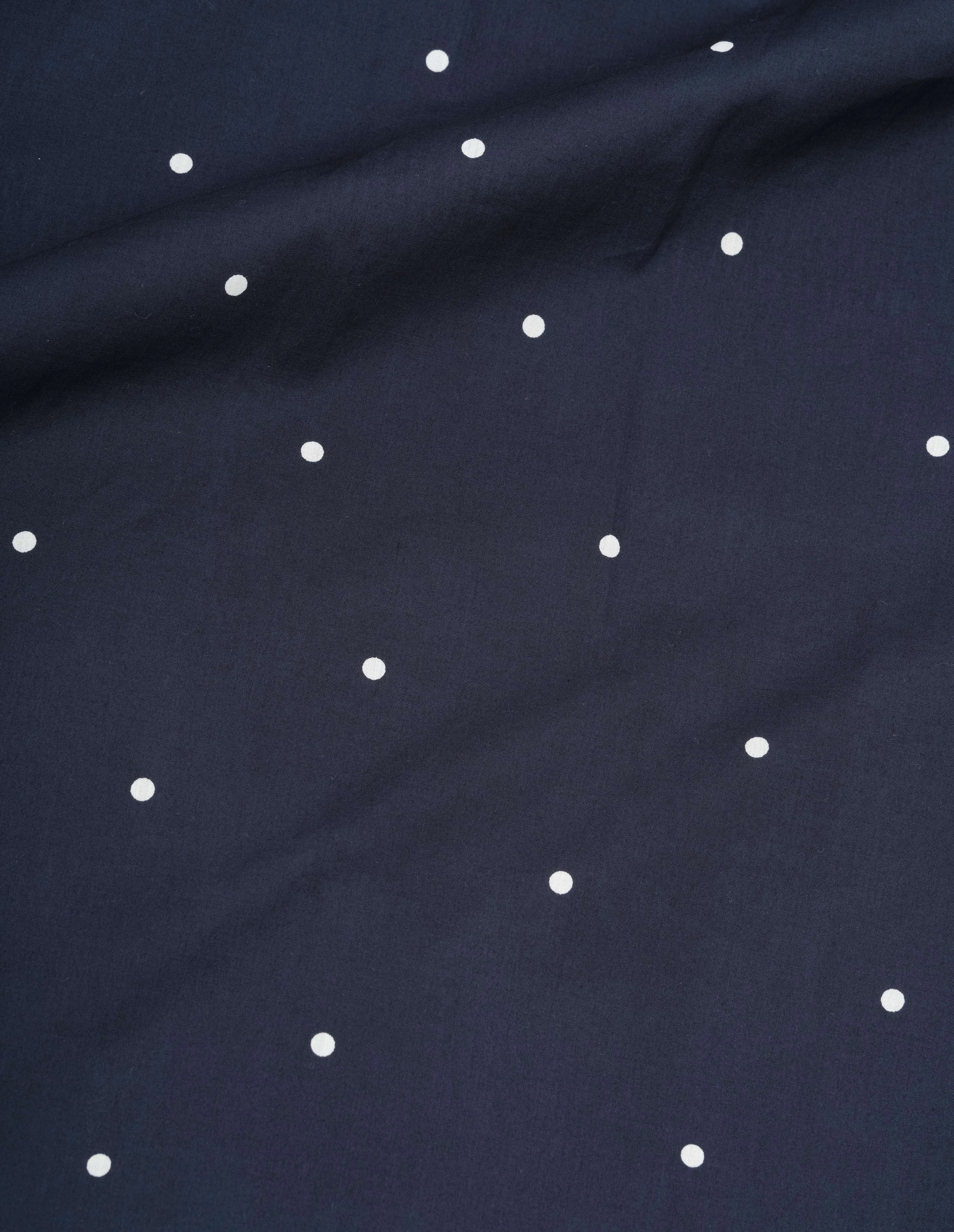 FLARED SKIRT | COTTON POLKA DOT | DARK NAVY / WHITE sold by Margaret Howell product image thumbnail 5