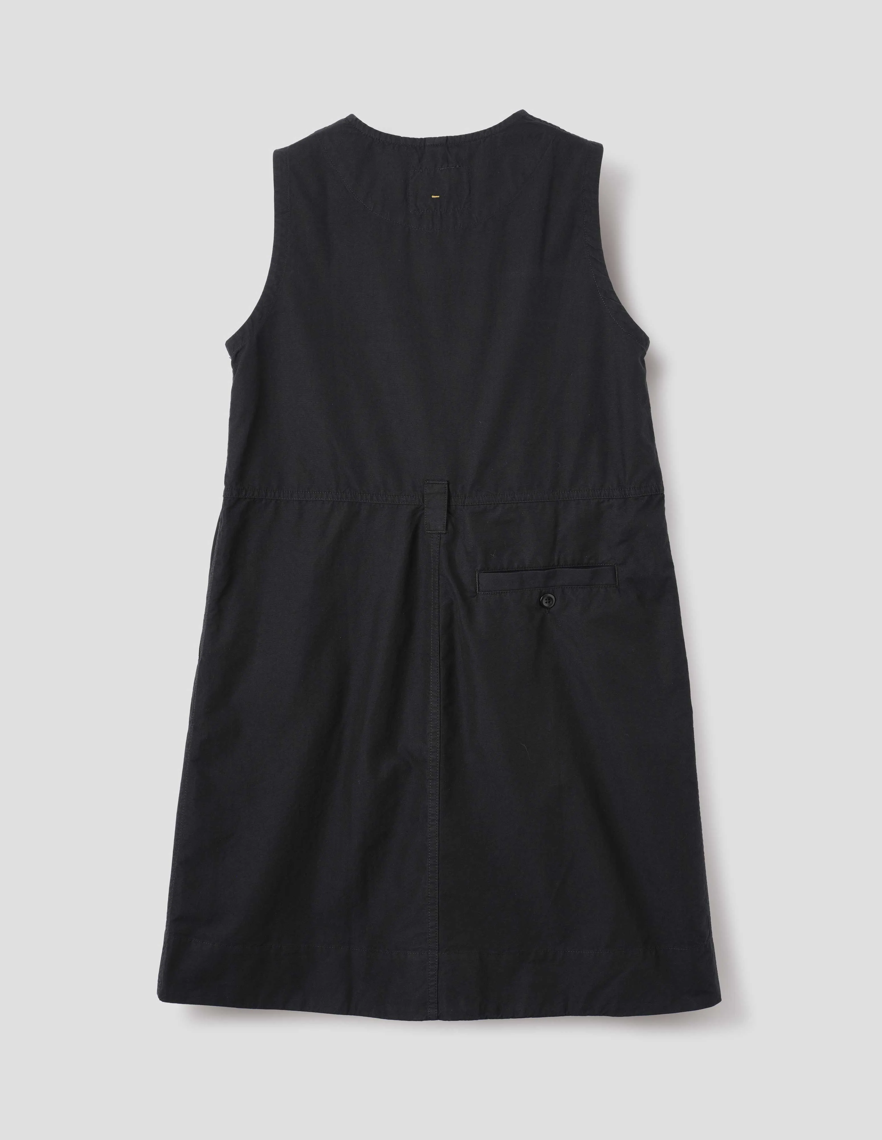 MHL. UNIFORM DRESS | DENIM PLAINWEAVE | BLACK sold by Margaret Howell product image thumbnail 4