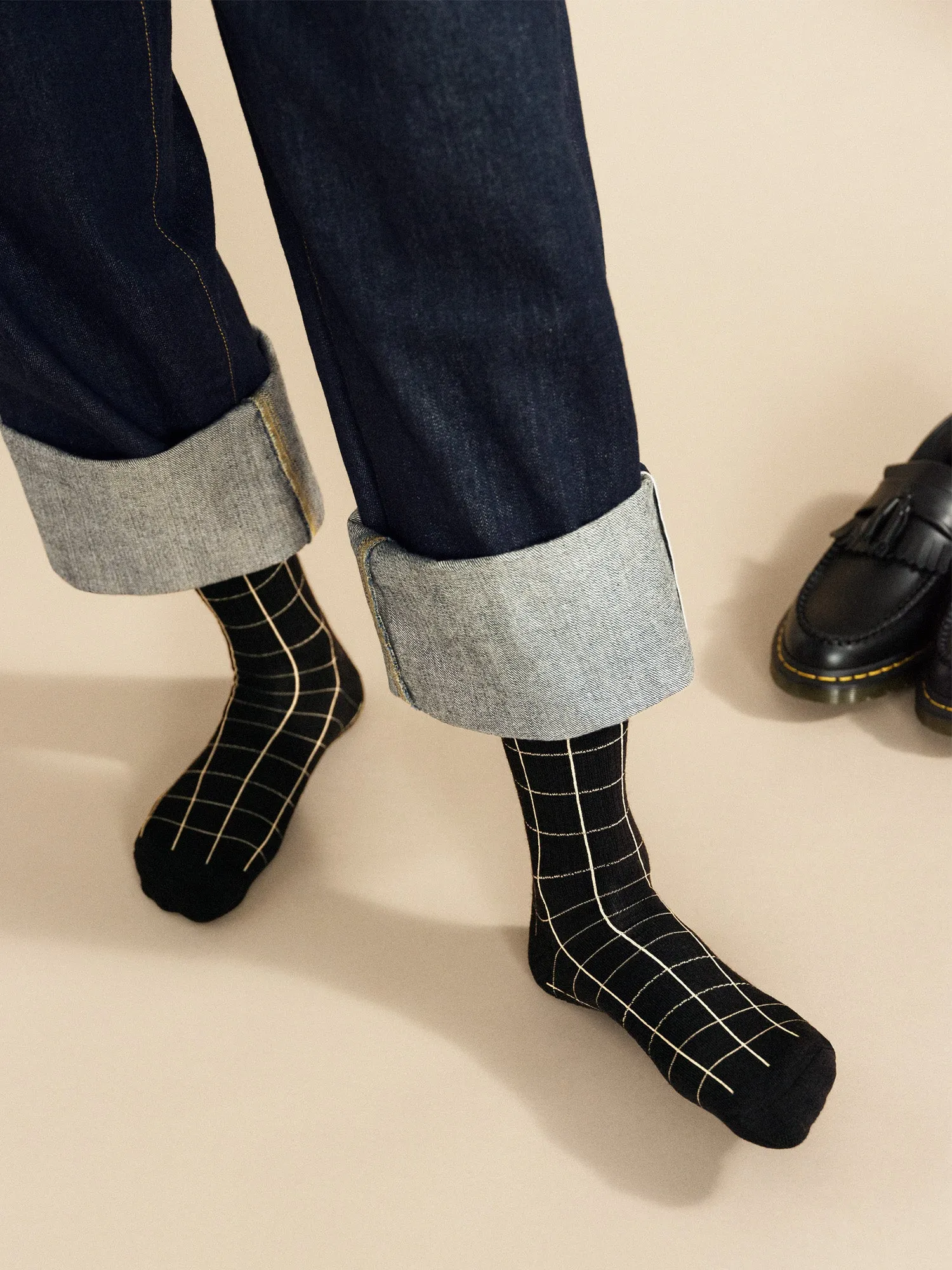 Grid Athletic Wool Men's Crew sold by Hansel From Basel product image thumbnail 3