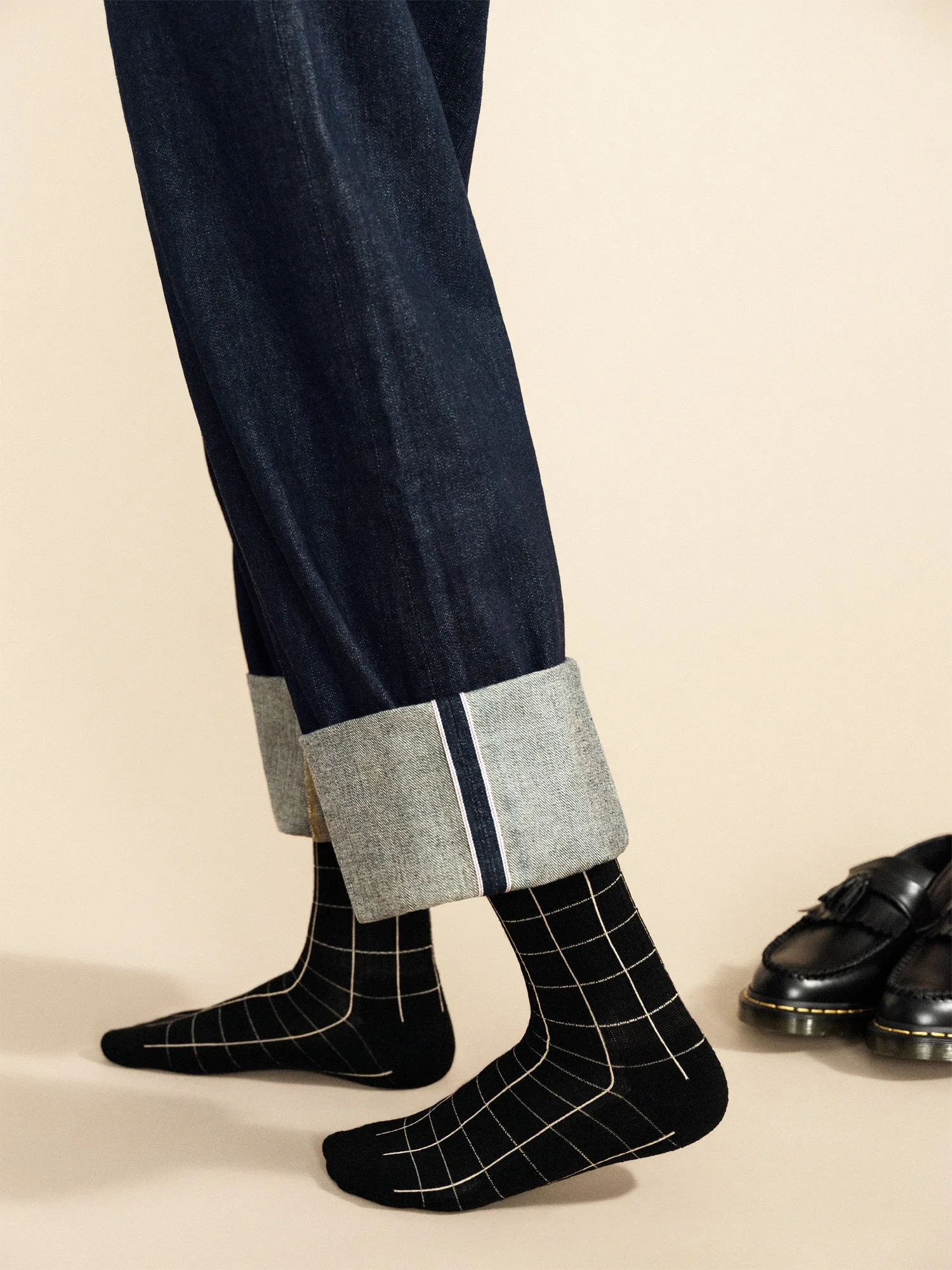 Grid Athletic Wool Men's Crew sold by Hansel From Basel product image thumbnail 2