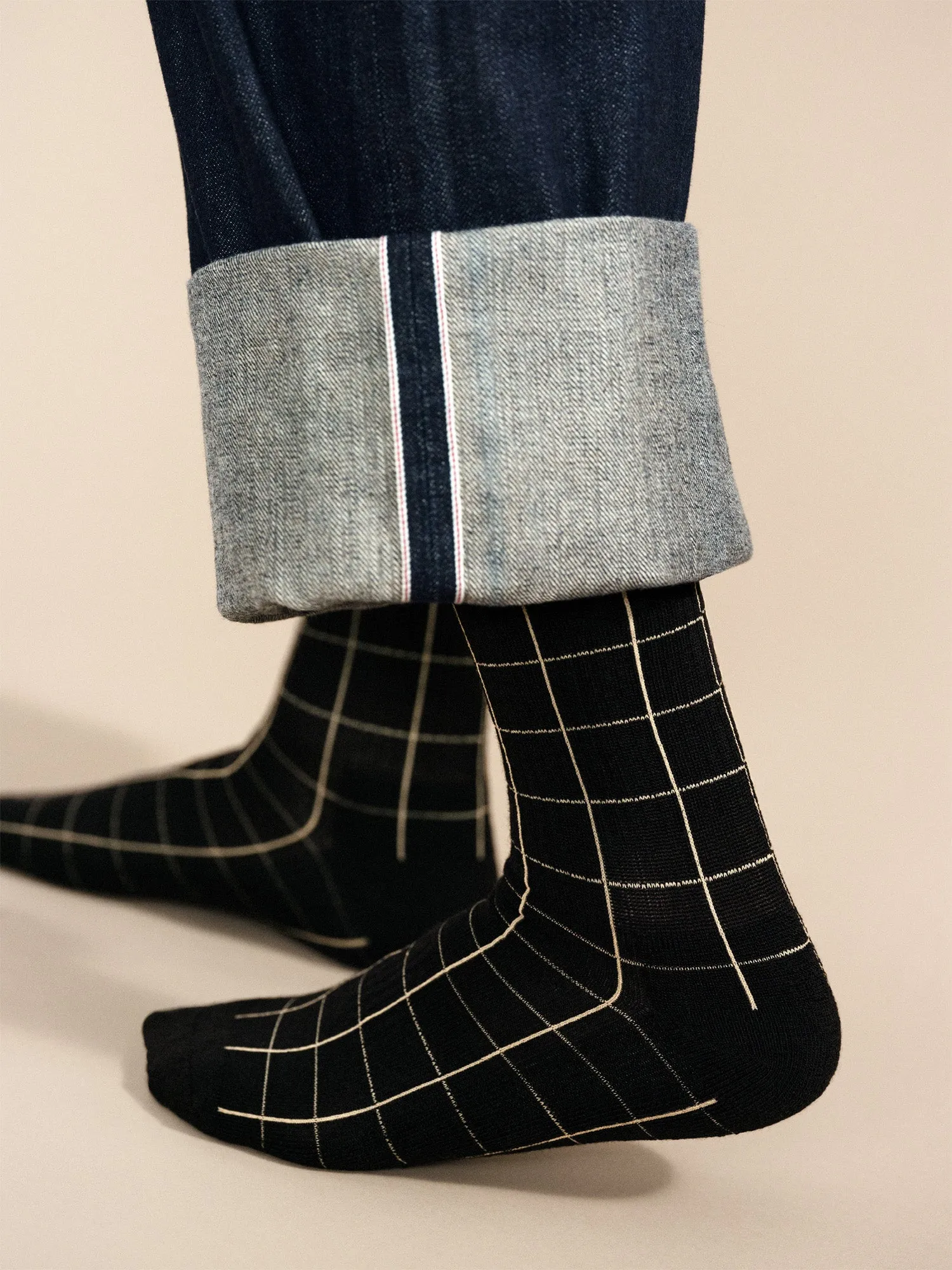 Grid Athletic Wool Men's Crew sold by Hansel From Basel product image thumbnail 4