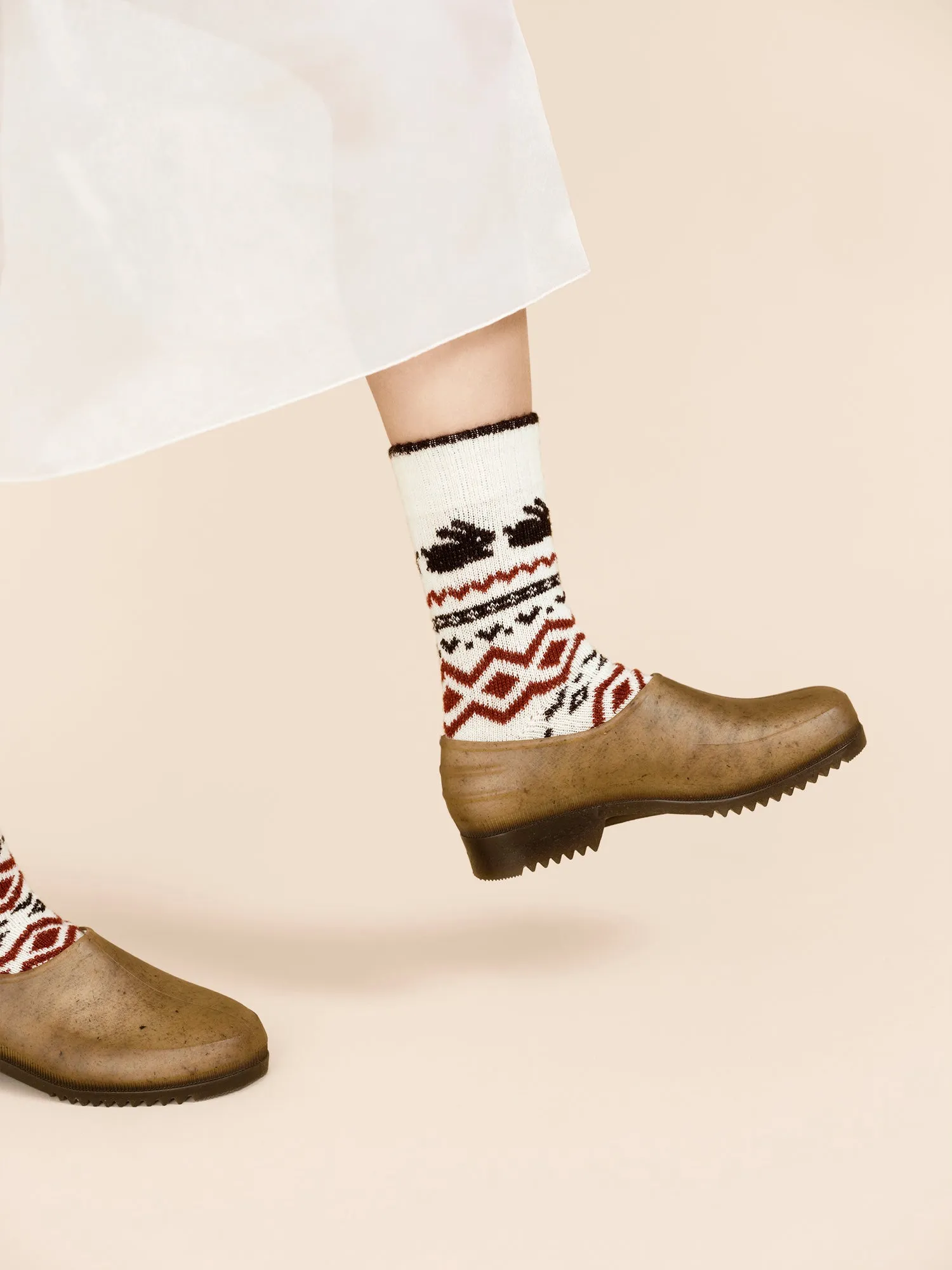 Minky Bunny Fairisle Crew sold by Hansel From Basel product image thumbnail 2