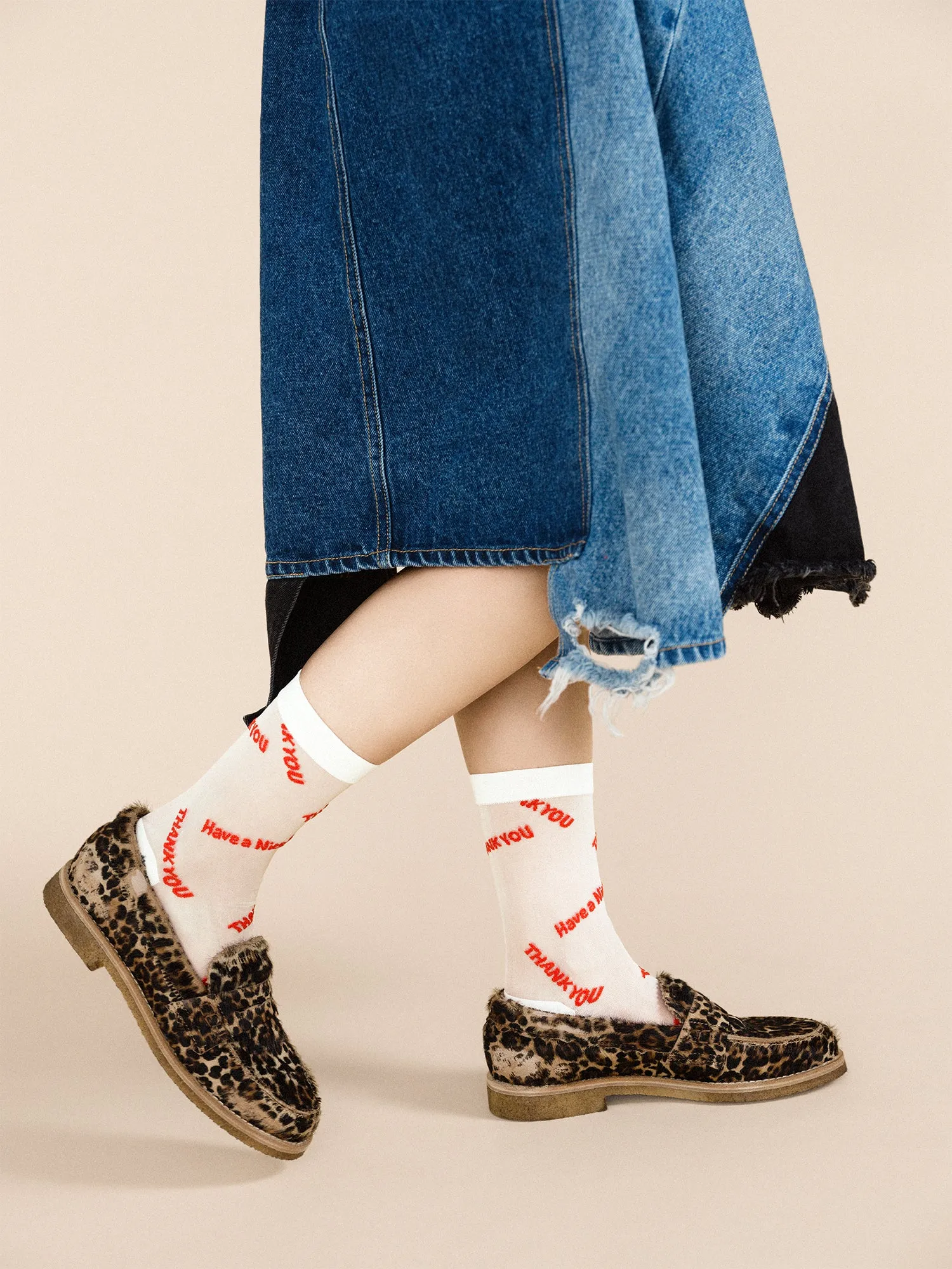 Thank You Sheer Crew sold by Hansel From Basel