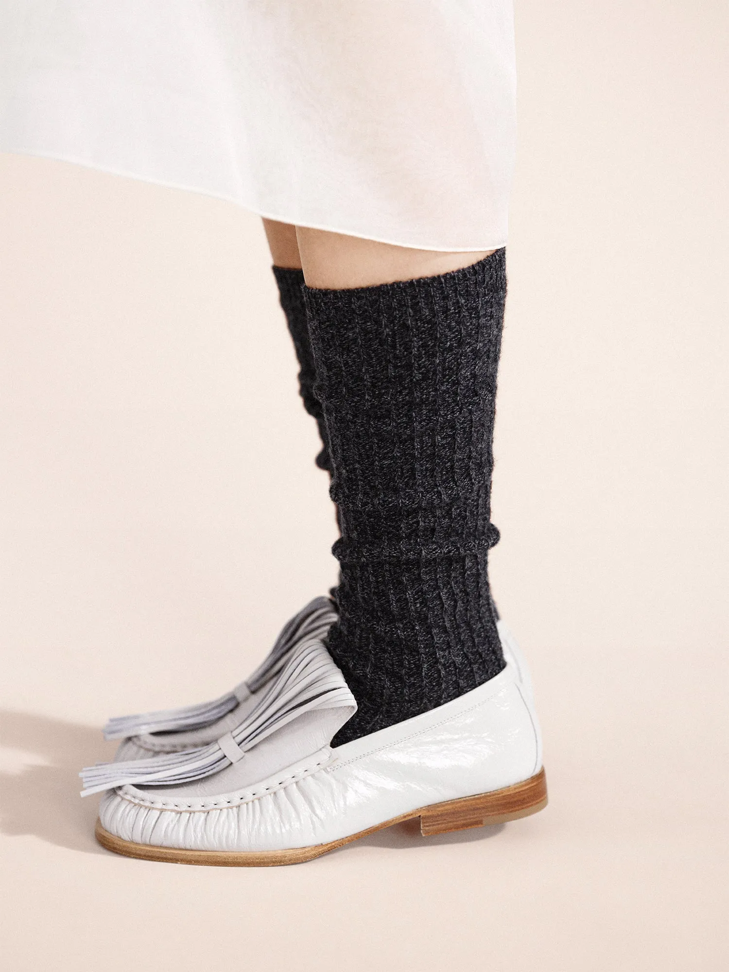 Long Reverse Cashmere Rib Knee Hi sold by Hansel From Basel product image thumbnail 4