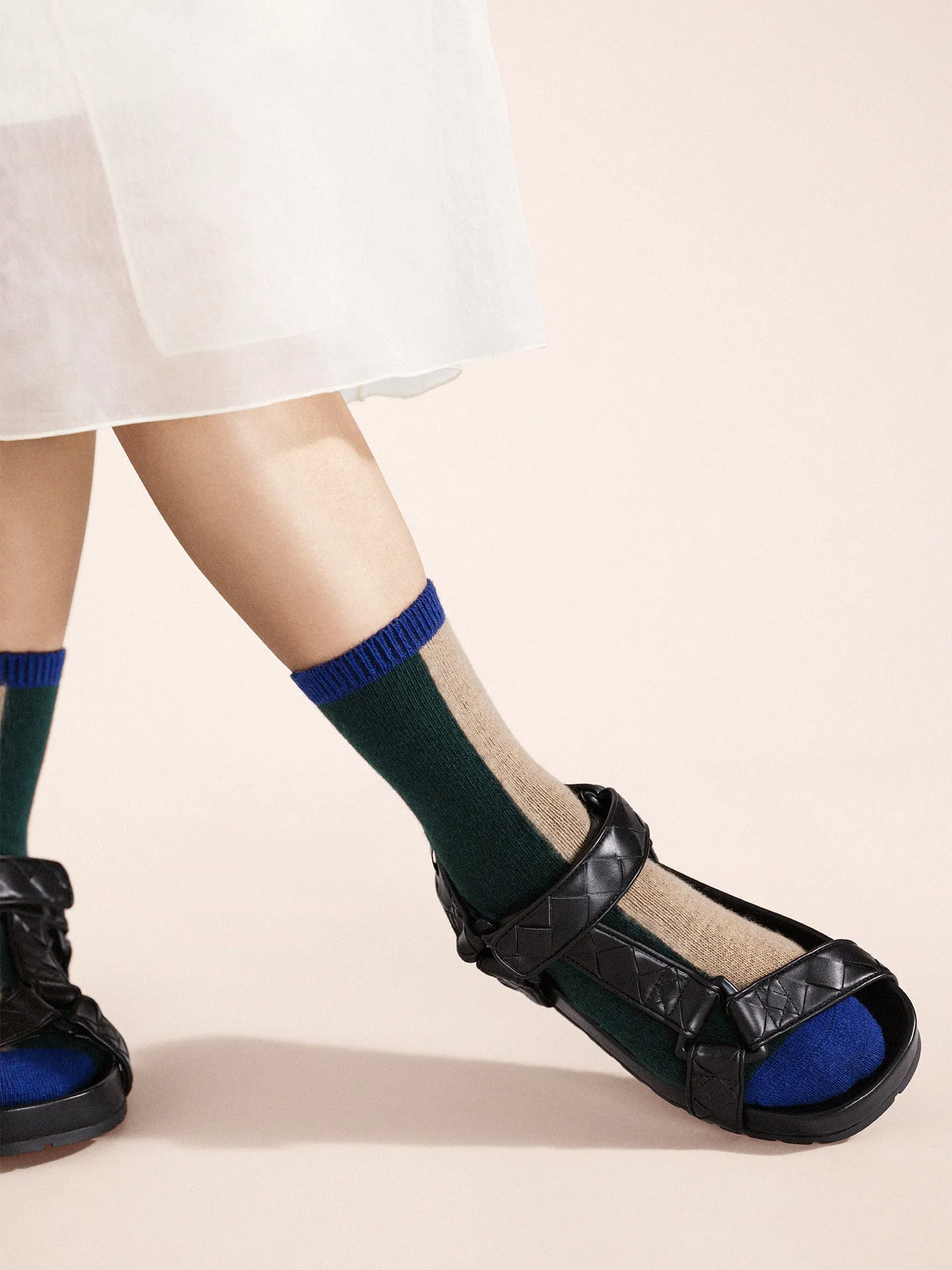 Half and Half Cashmere Crew sold by Hansel From Basel product image thumbnail 4