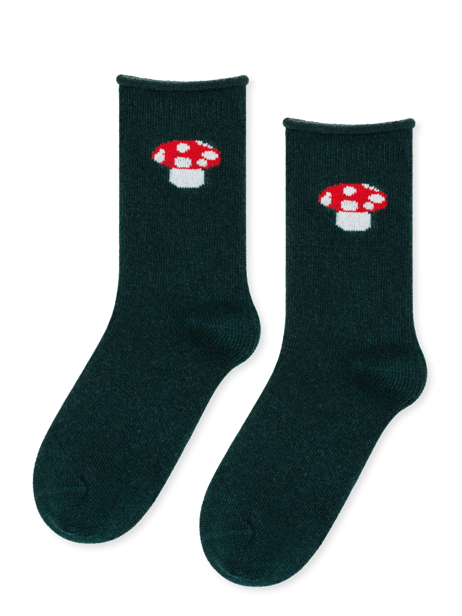 Red Cap Cashmere Crew sold by Hansel From Basel