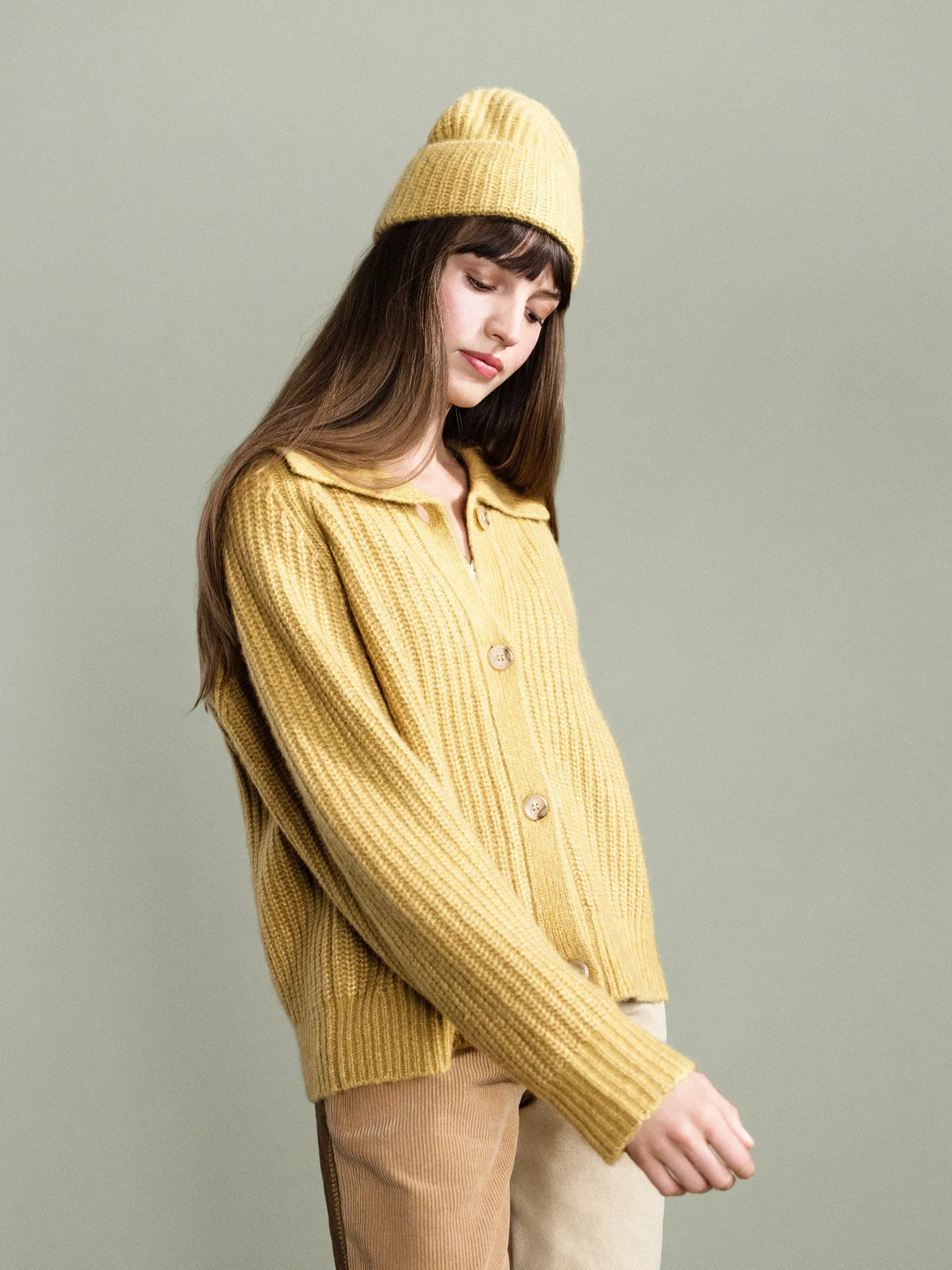 Cashmere Ribbed Beanie sold by Hansel From Basel product image thumbnail 4