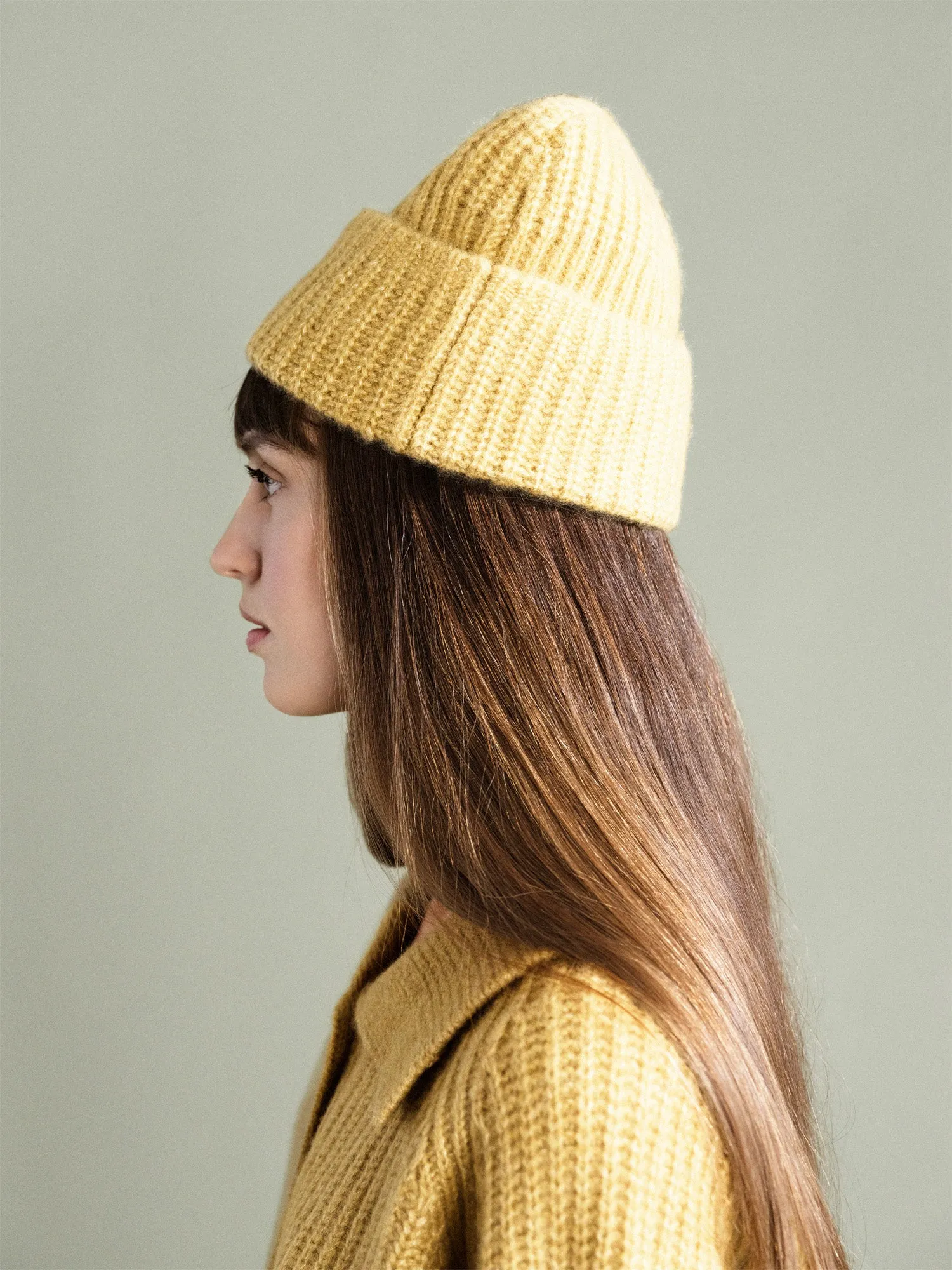 Cashmere Ribbed Beanie sold by Hansel From Basel product image thumbnail 3