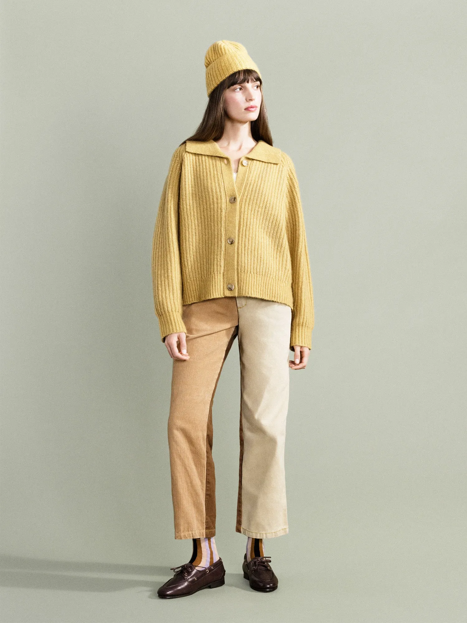 Cashmere Ribbed Beanie sold by Hansel From Basel product image thumbnail 2