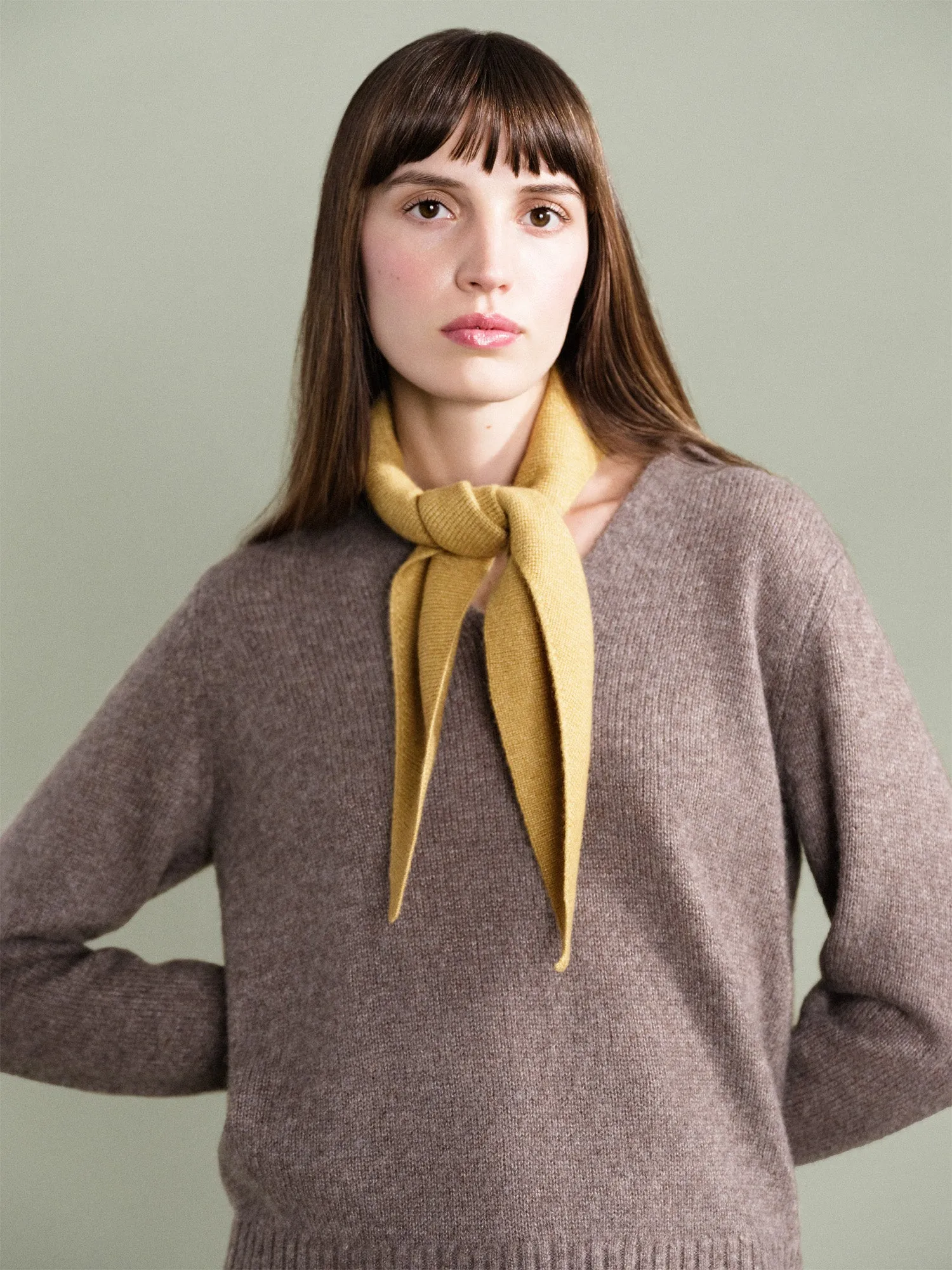 Cashmere Triangle Scarf sold by Hansel From Basel product image thumbnail 2