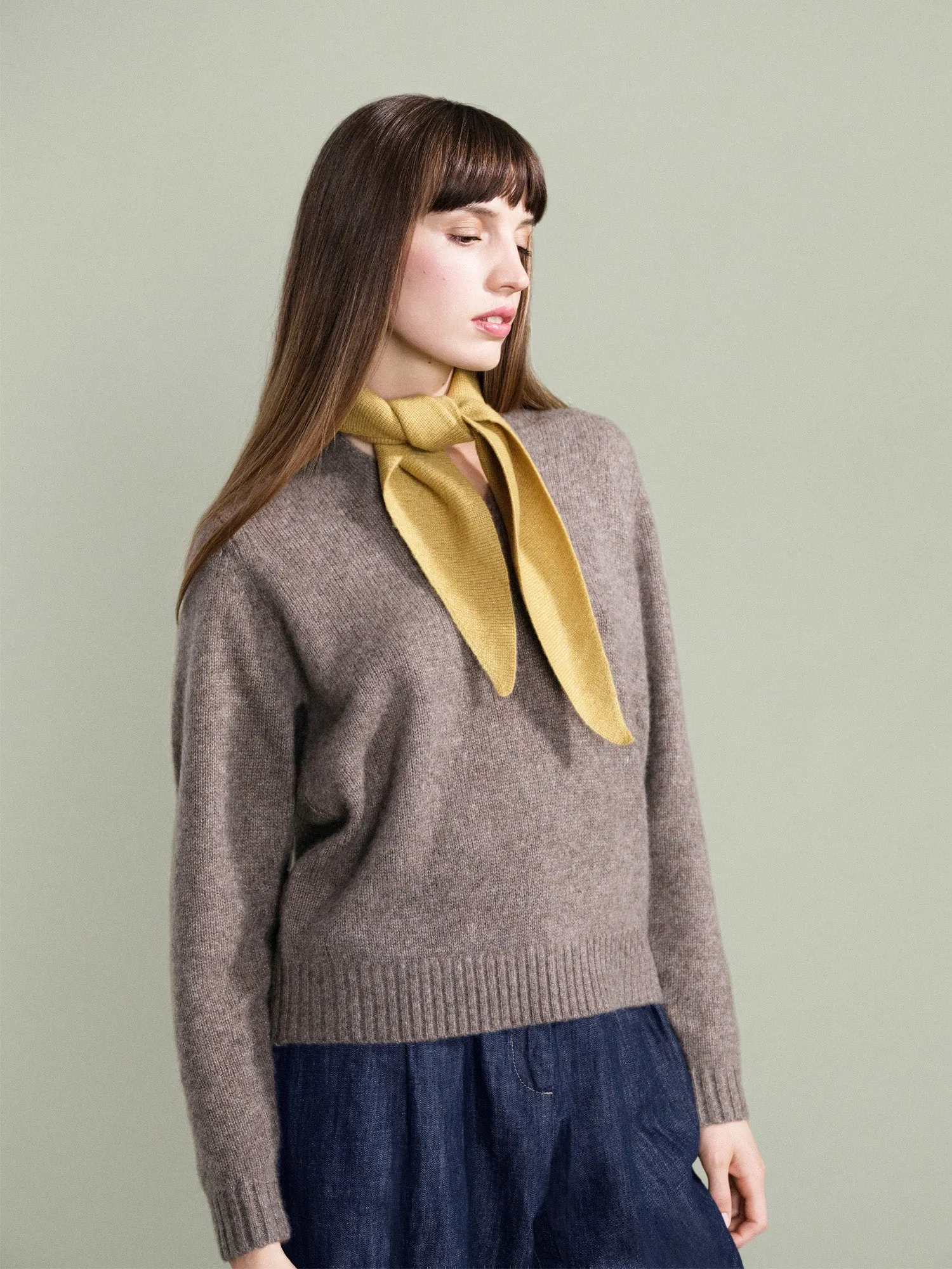 Cashmere Triangle Scarf sold by Hansel From Basel