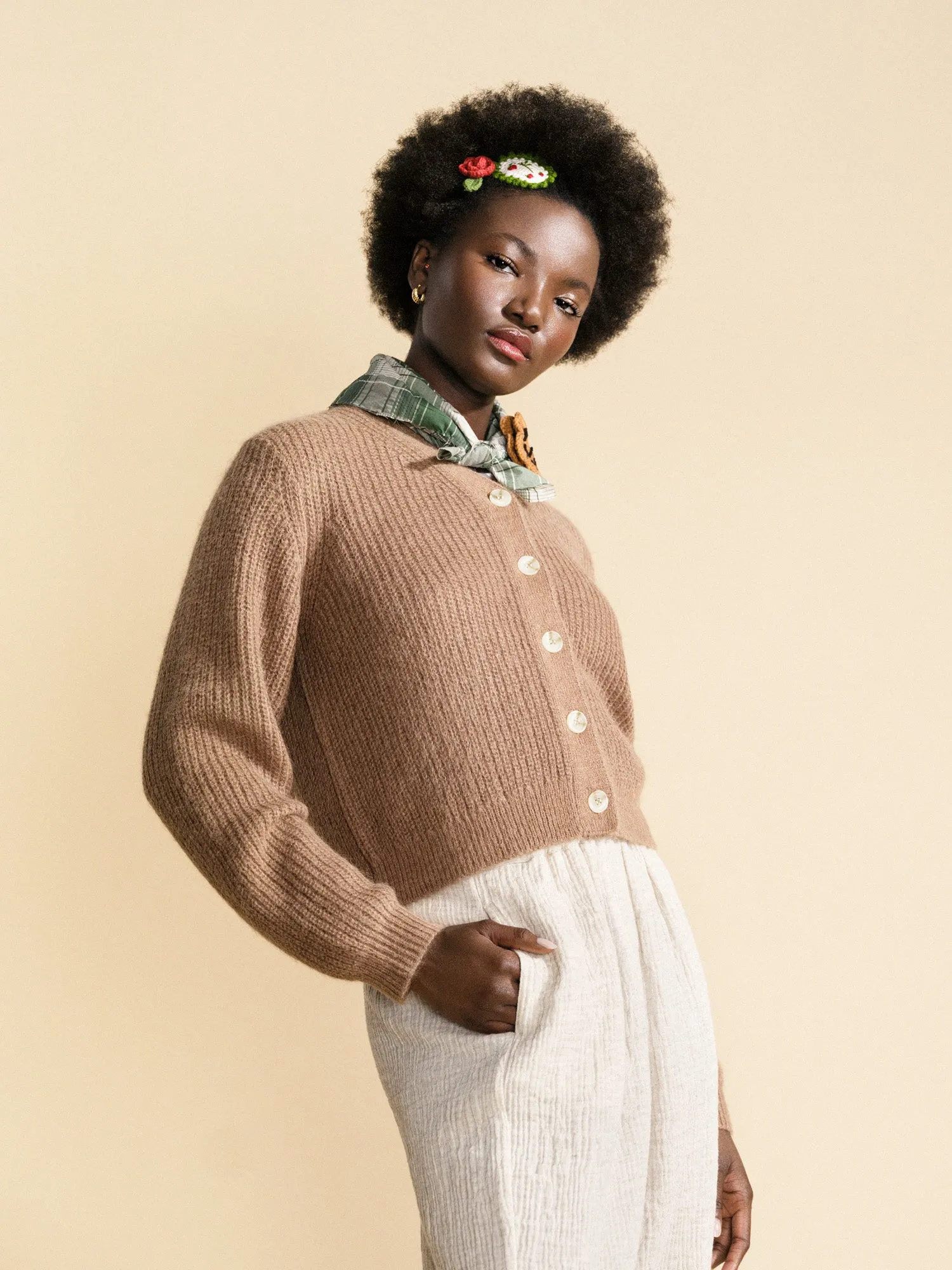 Nia Shrunken Cardigan sold by Hansel From Basel product image thumbnail 5