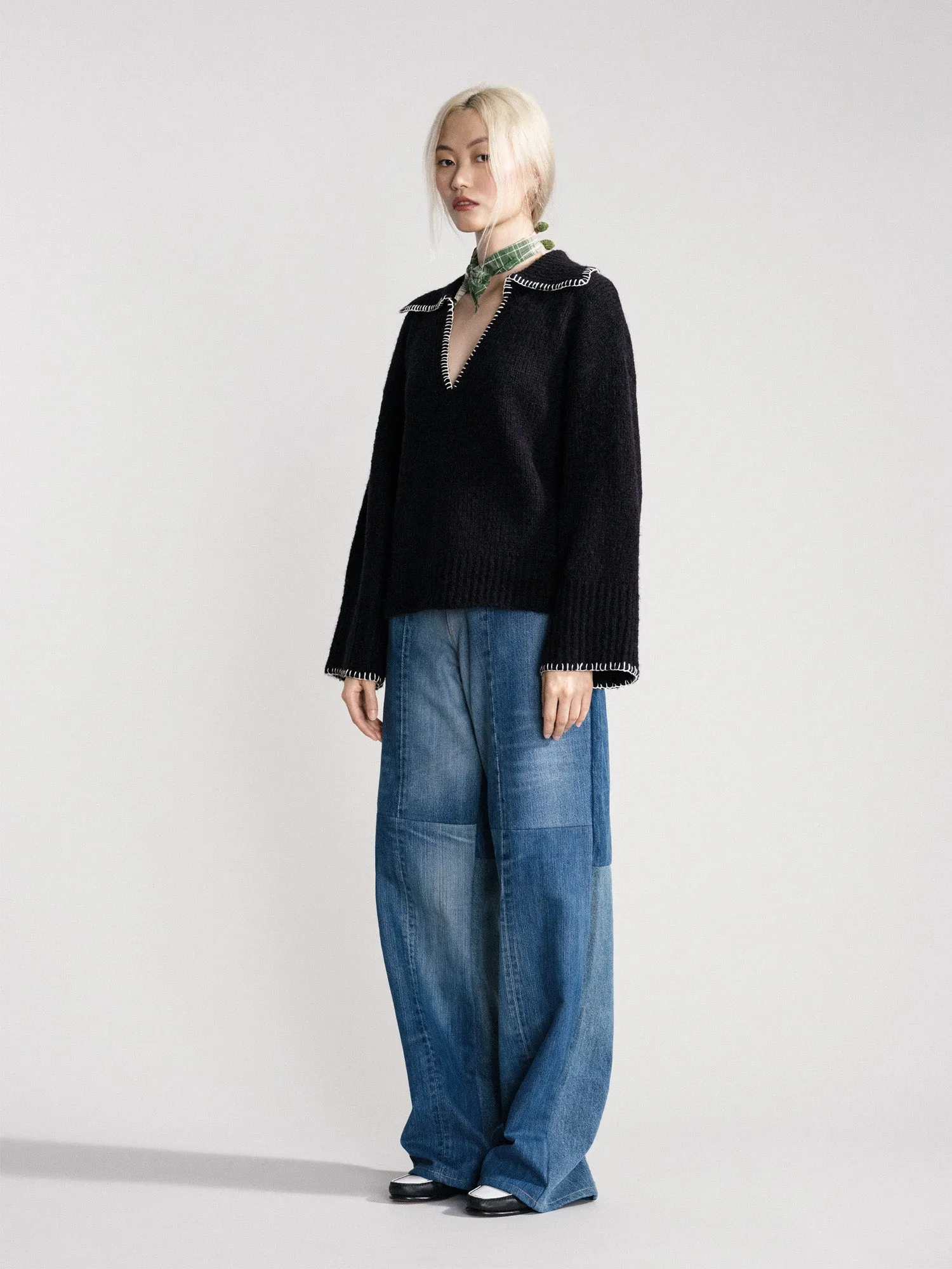 Gstaad Big Collar Pullover sold by Hansel From Basel product image thumbnail 4