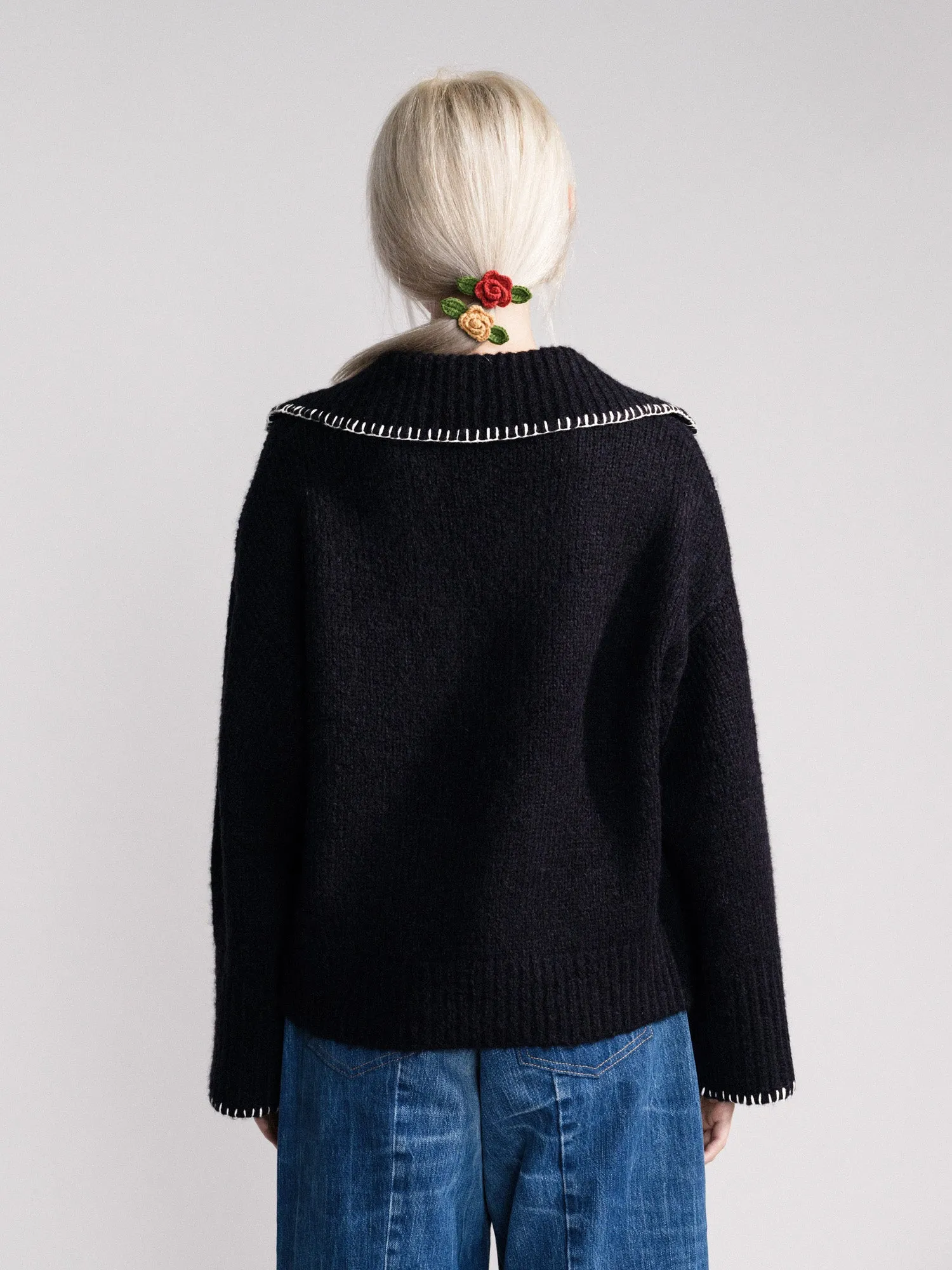 Gstaad Big Collar Pullover sold by Hansel From Basel product image thumbnail 5